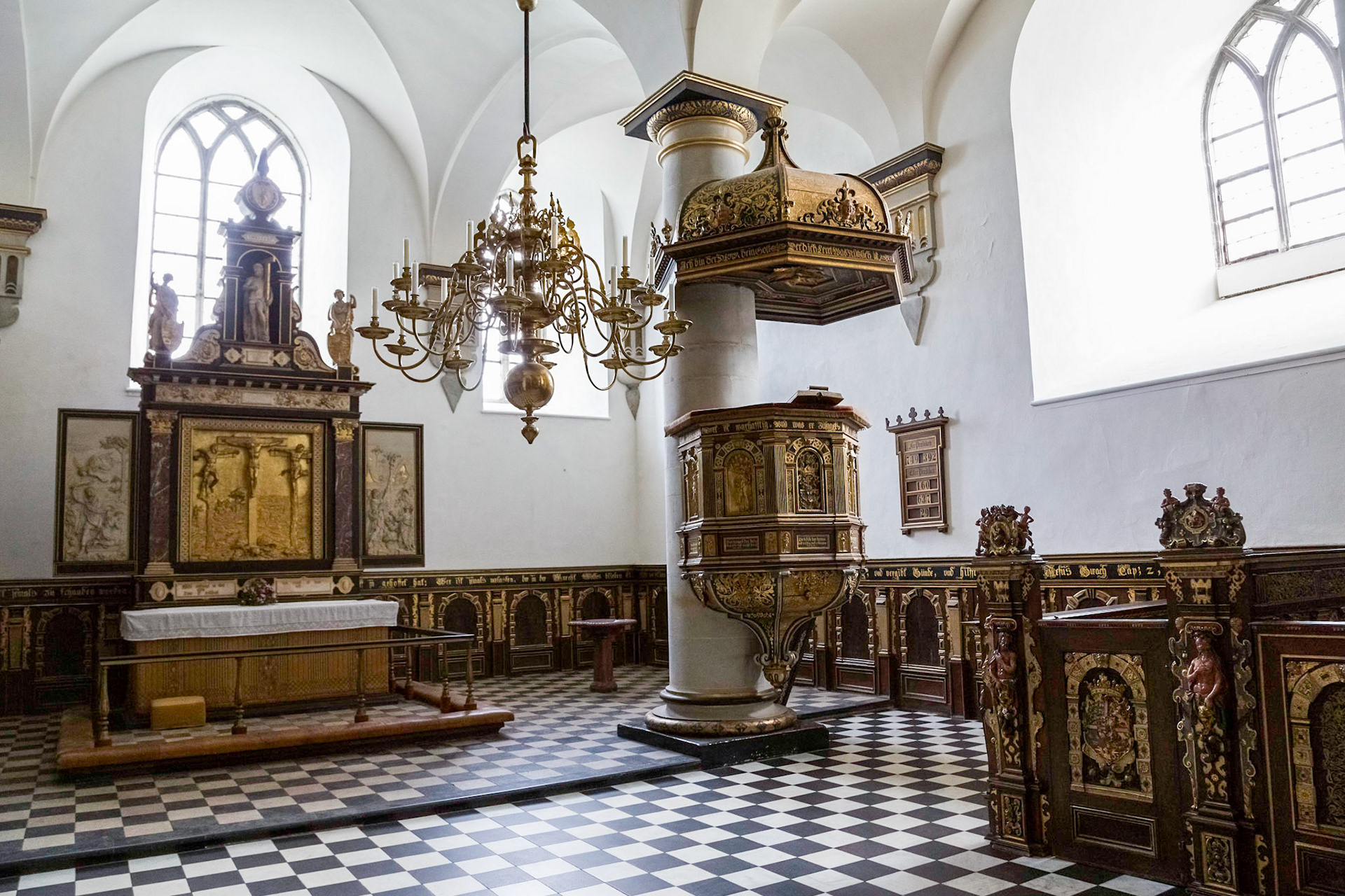 In the Chapel of Kronborg Castle