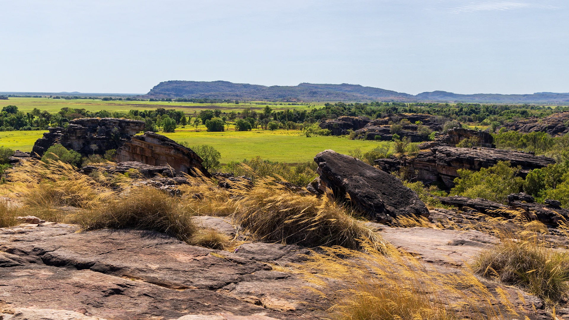 Looking out from the Ubirr rock art site