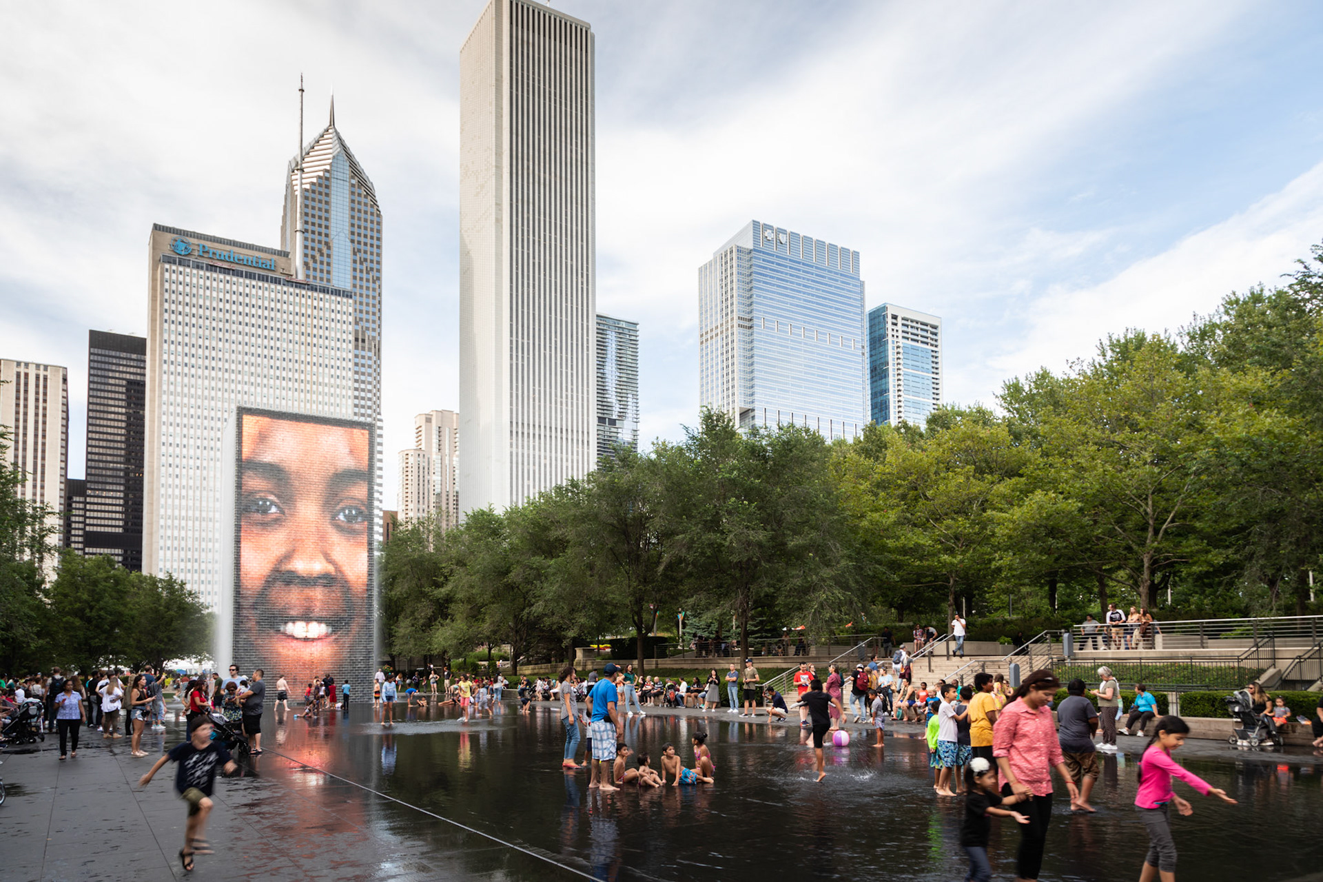 'Crown Fountain' Millenium Park
