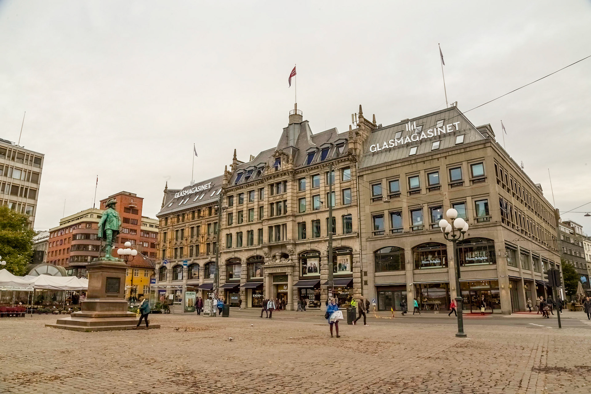 In central Oslo; Glasmagasinet, the city's oldest department store.