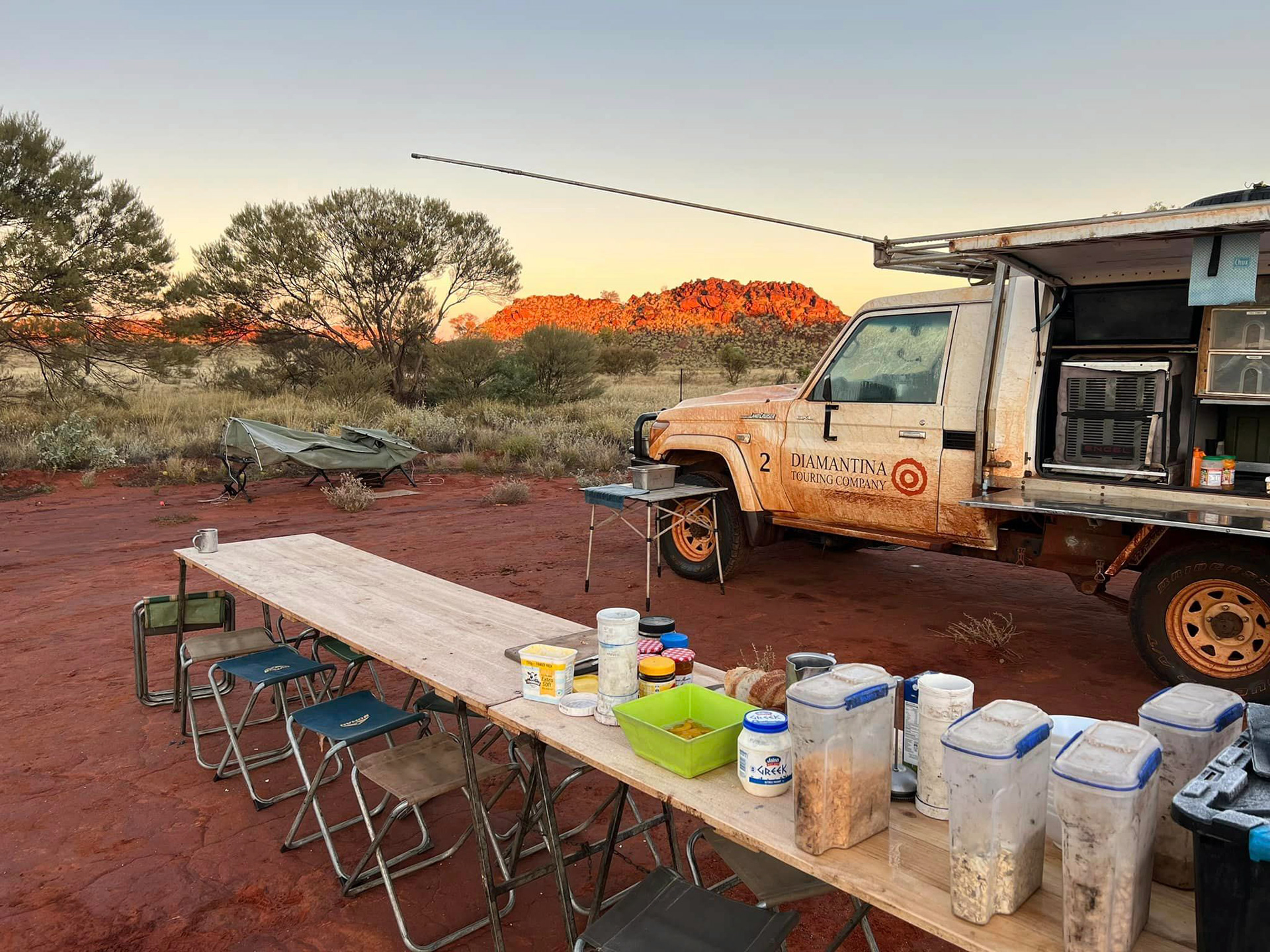 Breakfast laid out ready