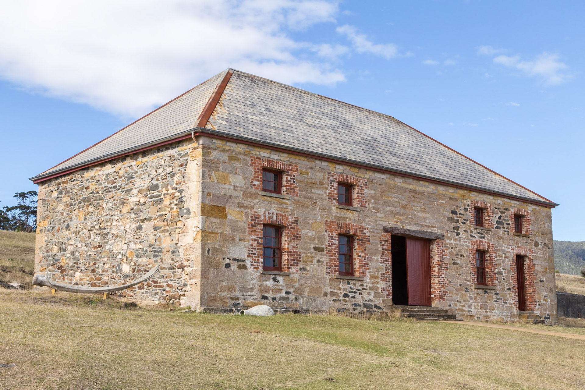 Commisariat Store. A relic from an early 19th century British penal settlement at Darlington on Maria Island