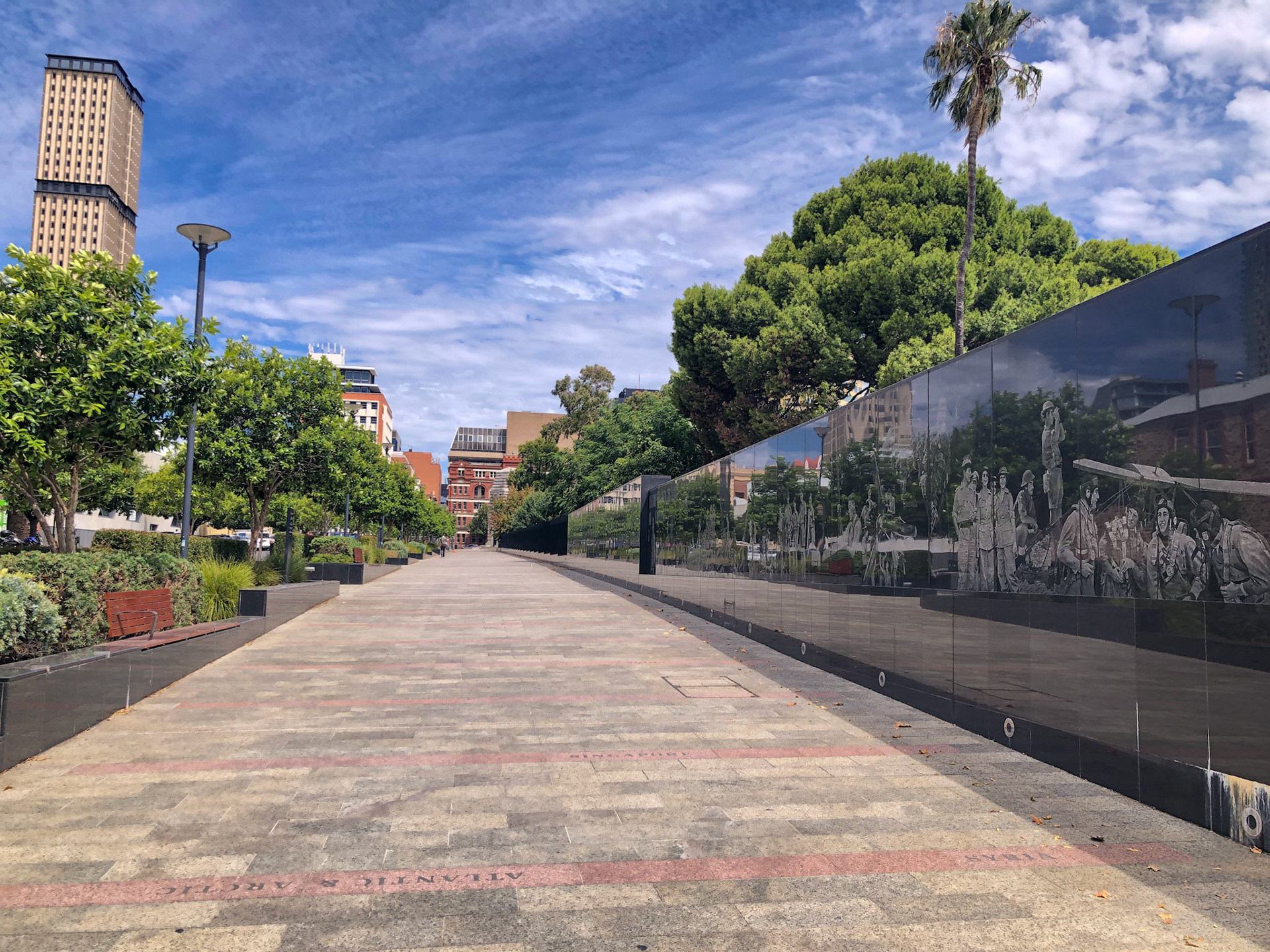 Anzac walk, Kintore Avenue
