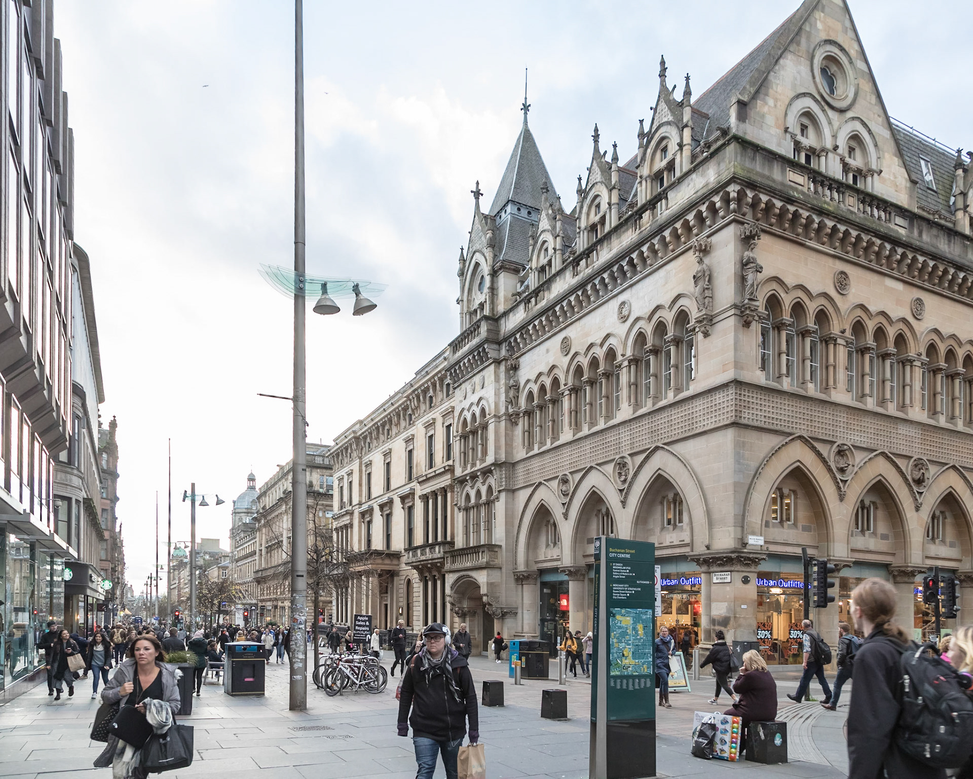 Bustling City Centre for Shopping - Buchanan Street