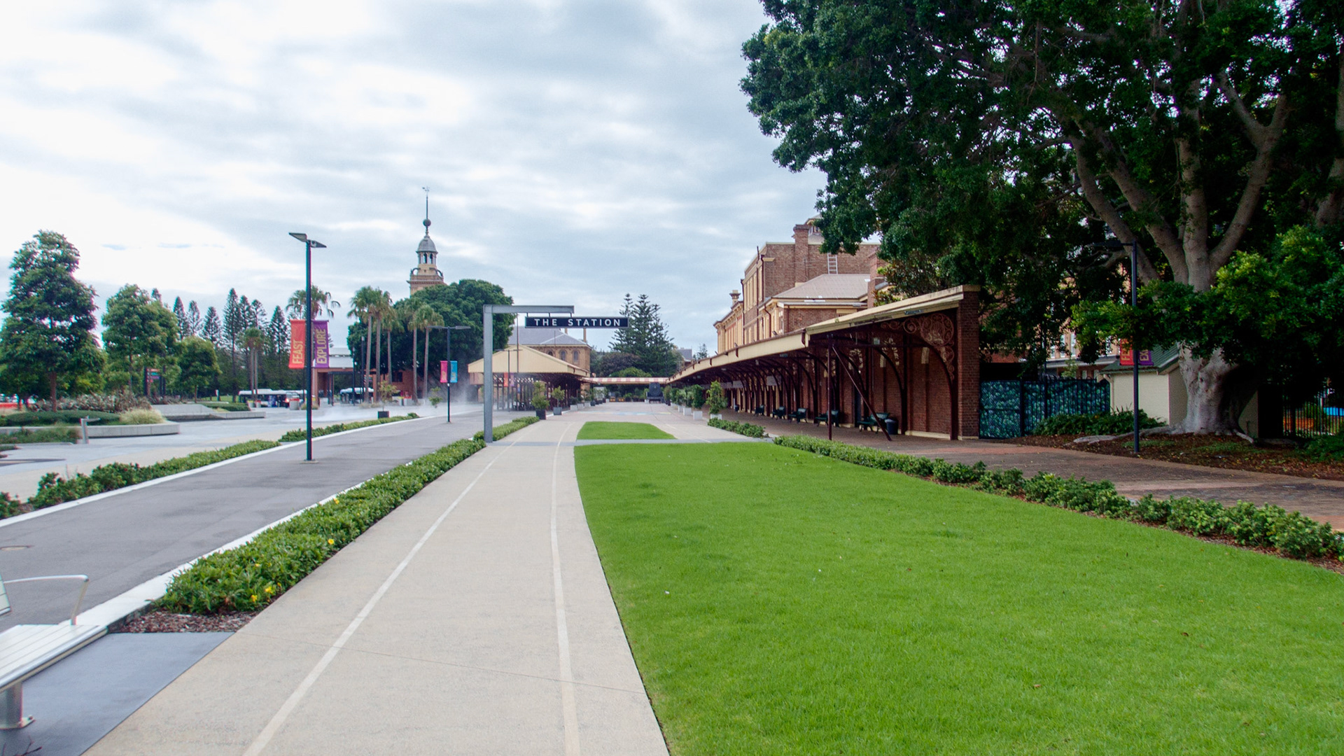Newcastle, old station precint redevelopment