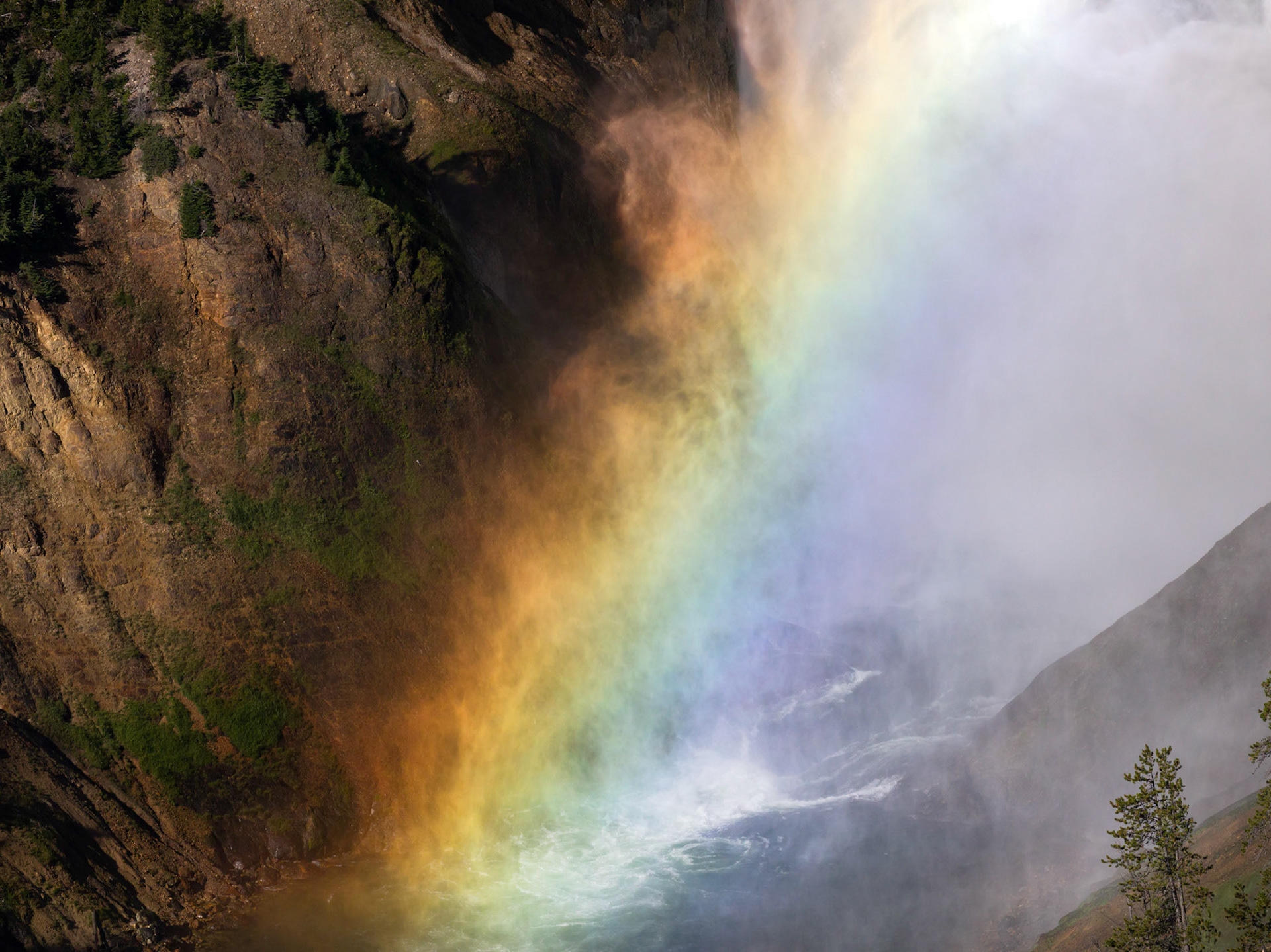 Lower Falls of the Yellowstone, Lookout Point