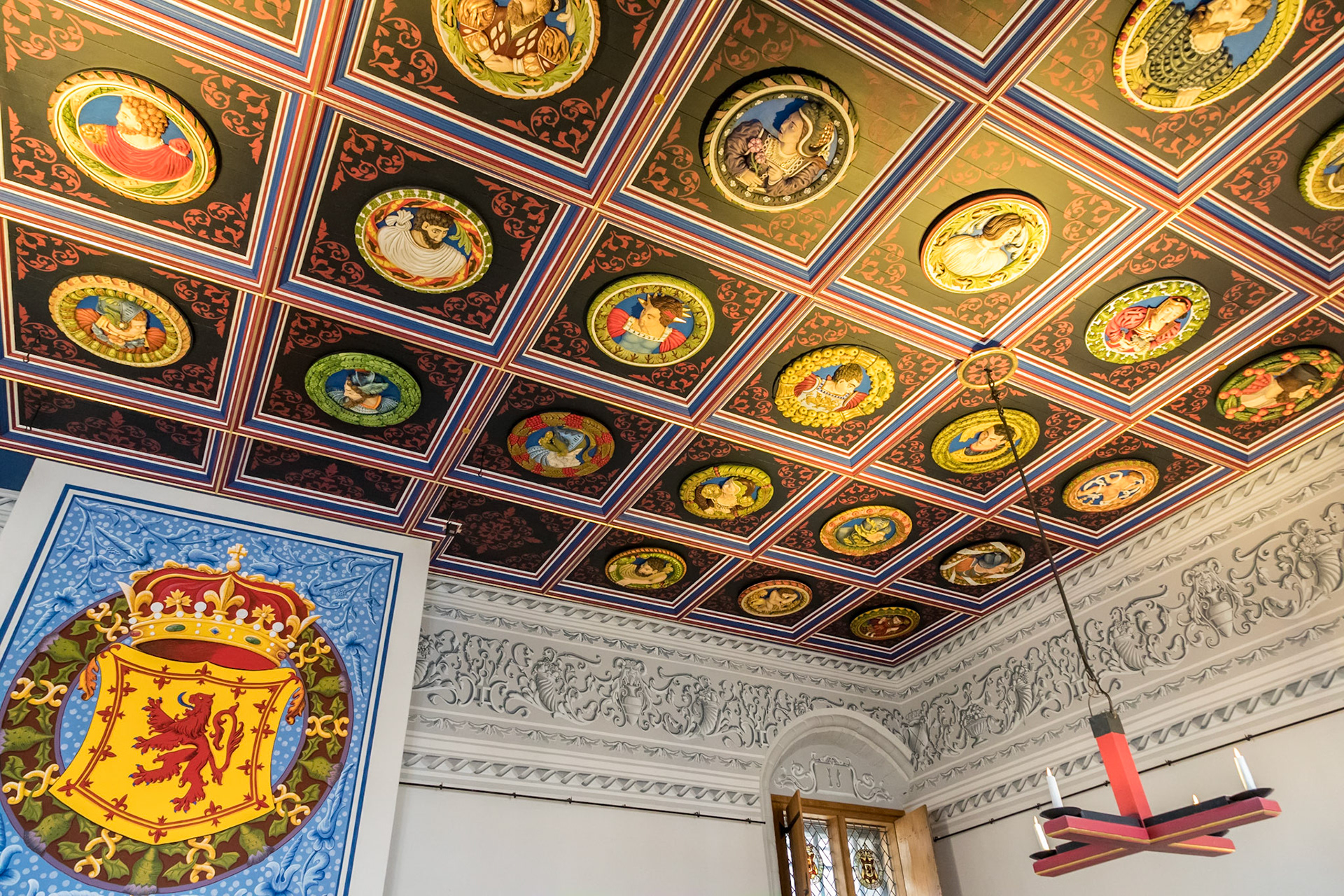 Inside the Royal Palace at Stirling Castle