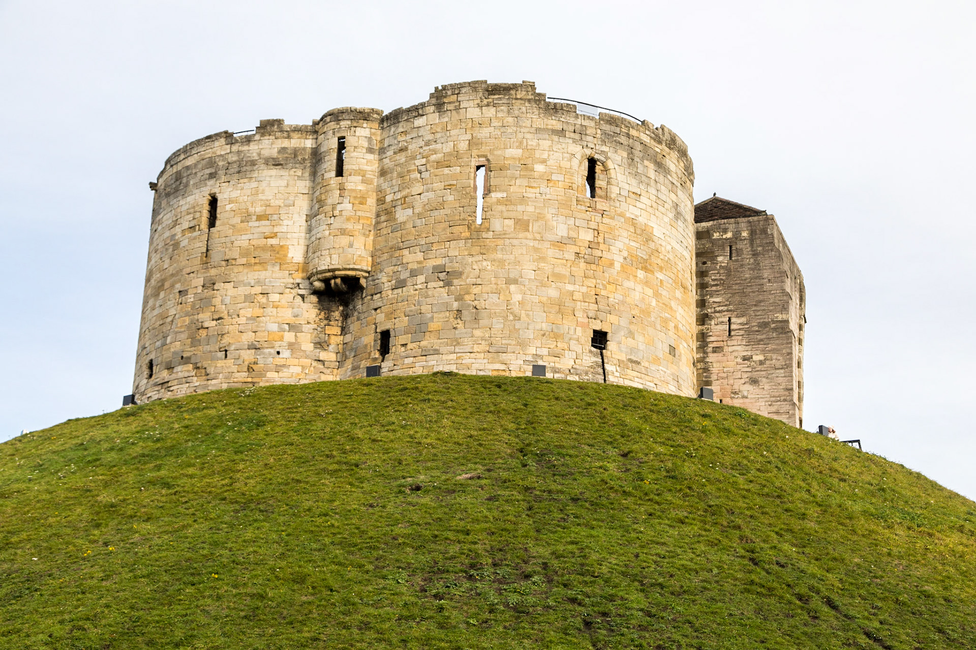 Clifford's Tower. All that remains of York Castle