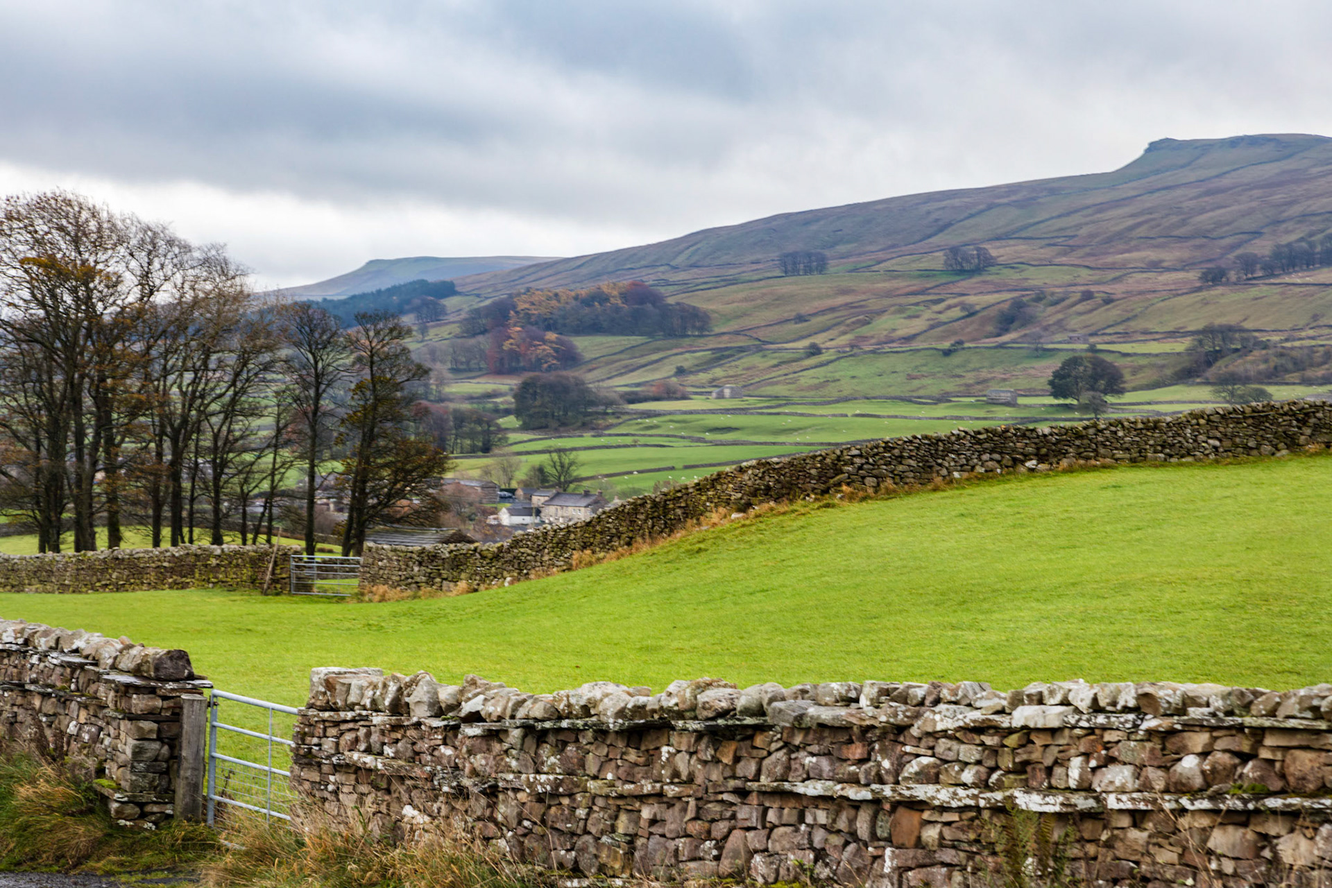 On the drive along  B6255 through the Yorkshire Dales National Park