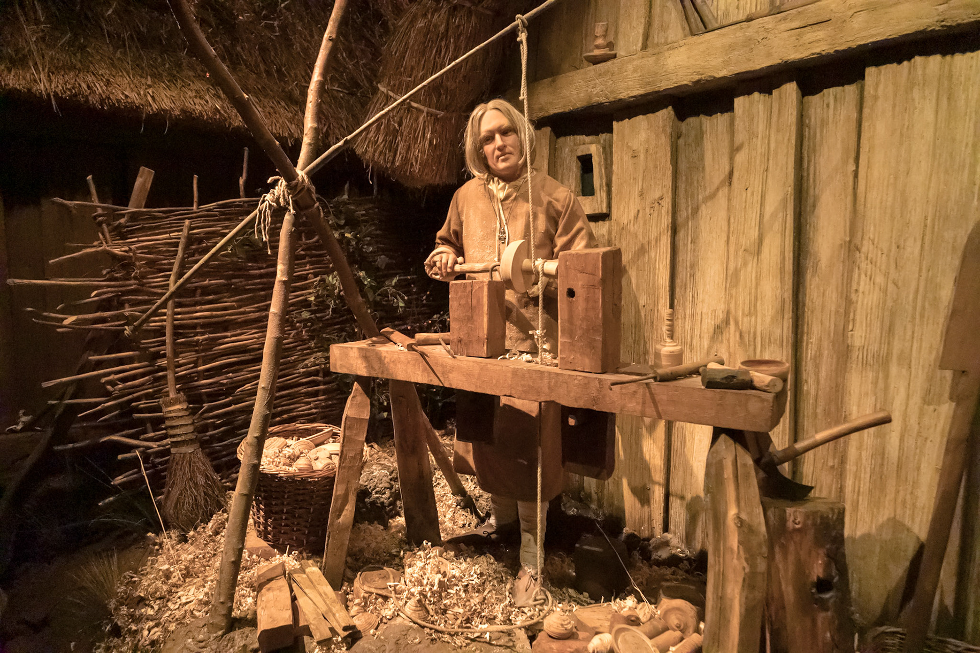in the Jorvik Viking Centre