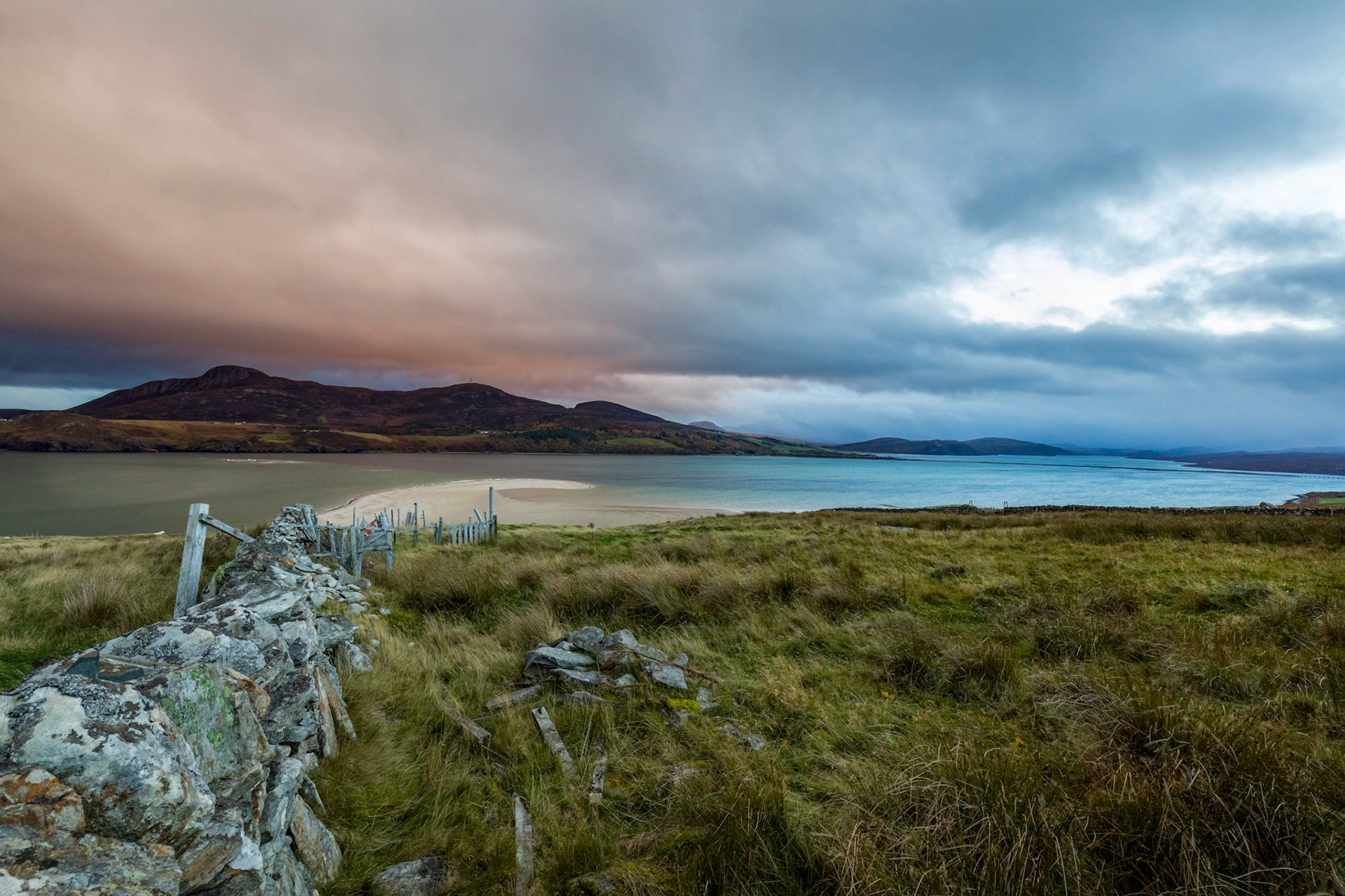 Across the mouth of the Kyle of Tongue