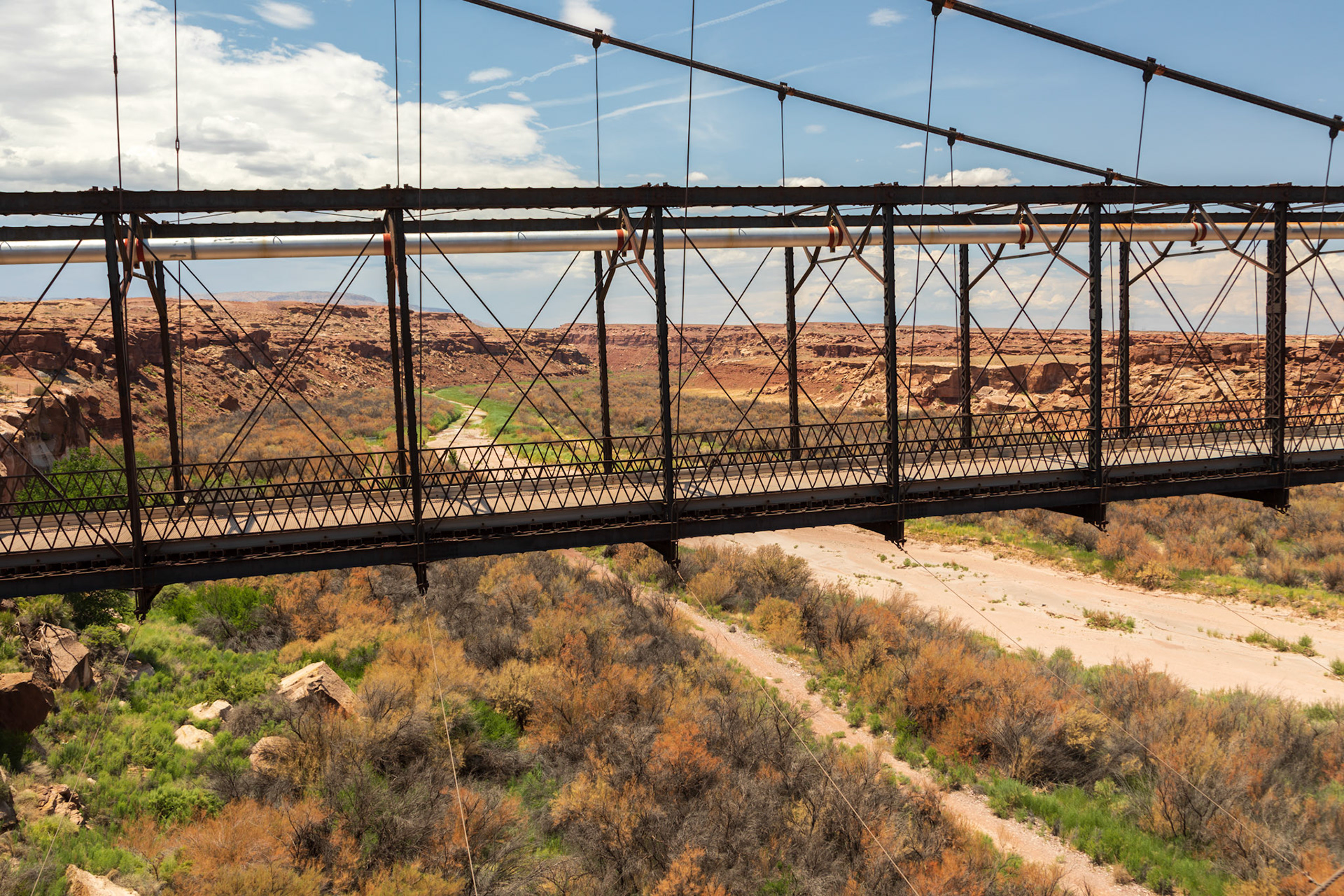 Historic Tanners Crossing Bridge across the Little Colorado River