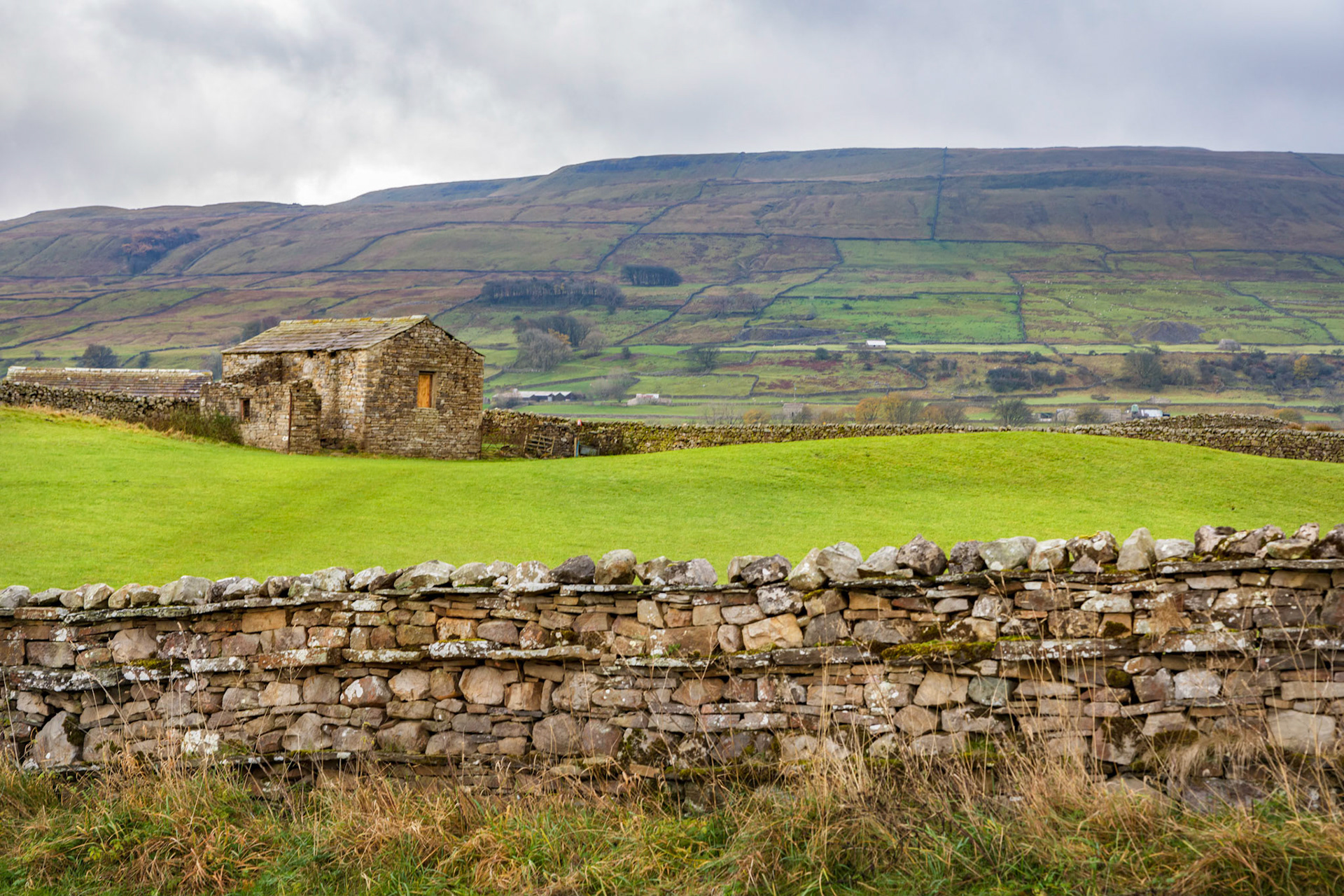 On the drive along  B6255 through the Yorkshire Dales National Park