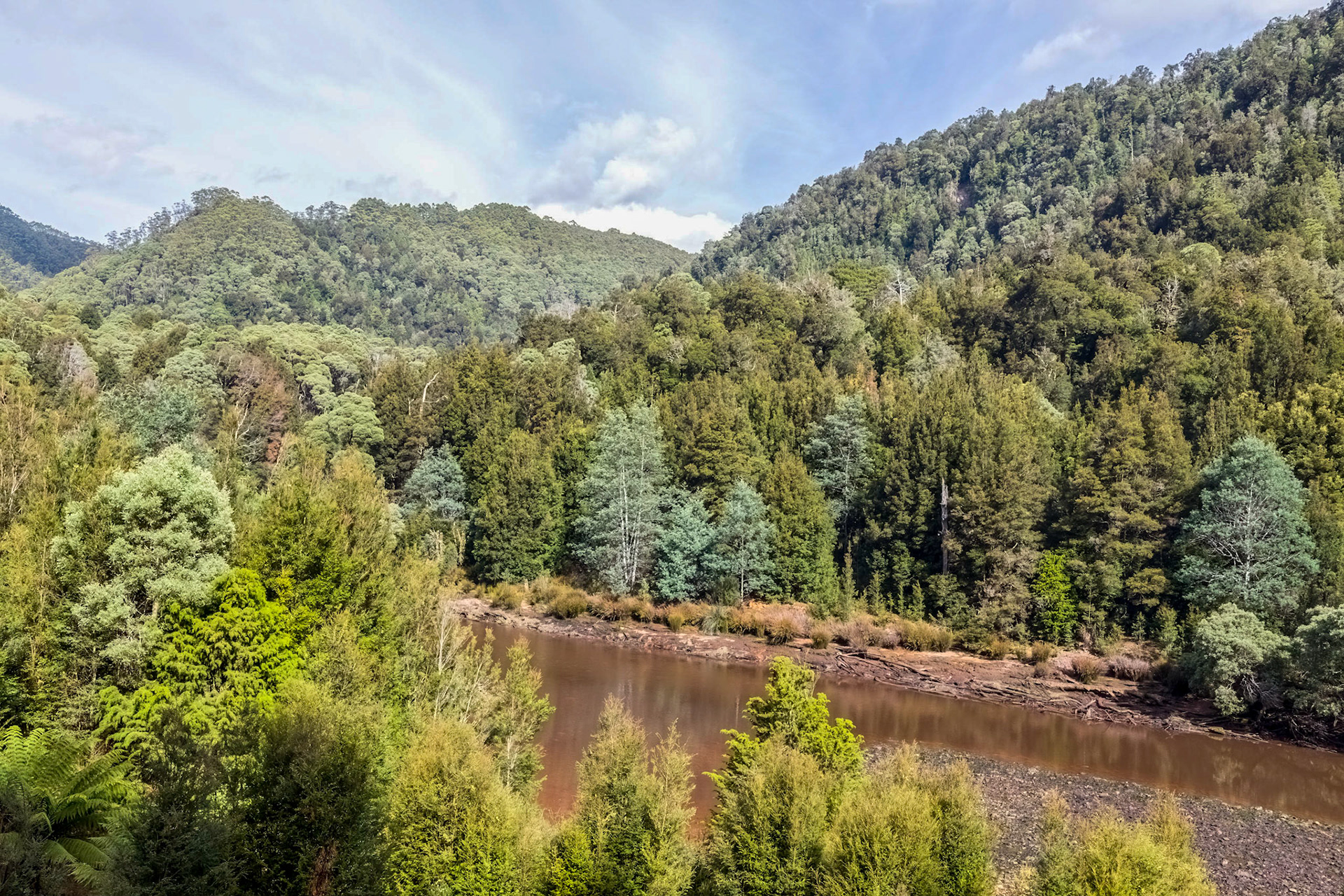 King River,from the West Coast Wilderness Railway