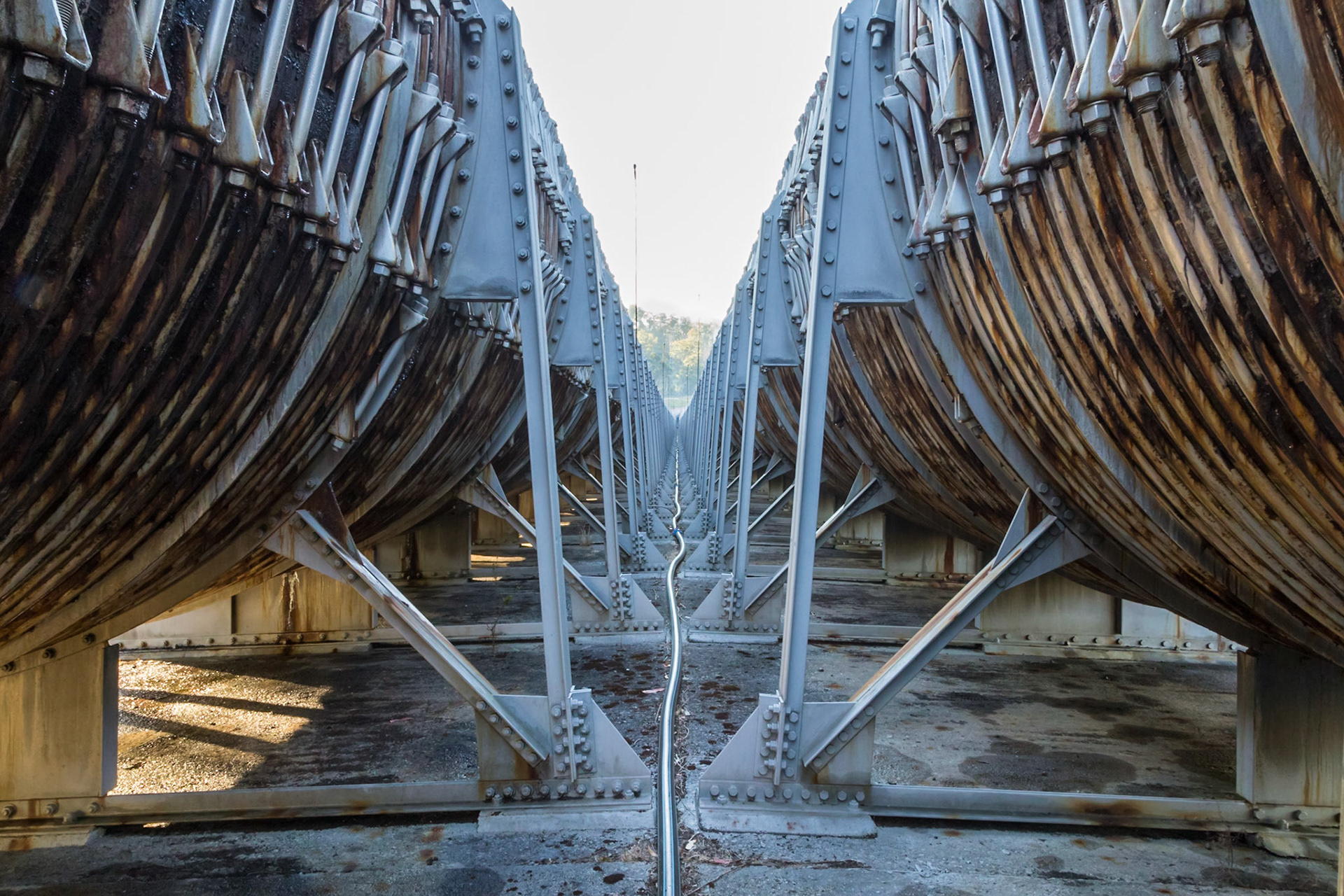 Wayatinah Wooden Pipeline. Reputed to be the biggest wooden pipeline in the Southern Hemisphere.