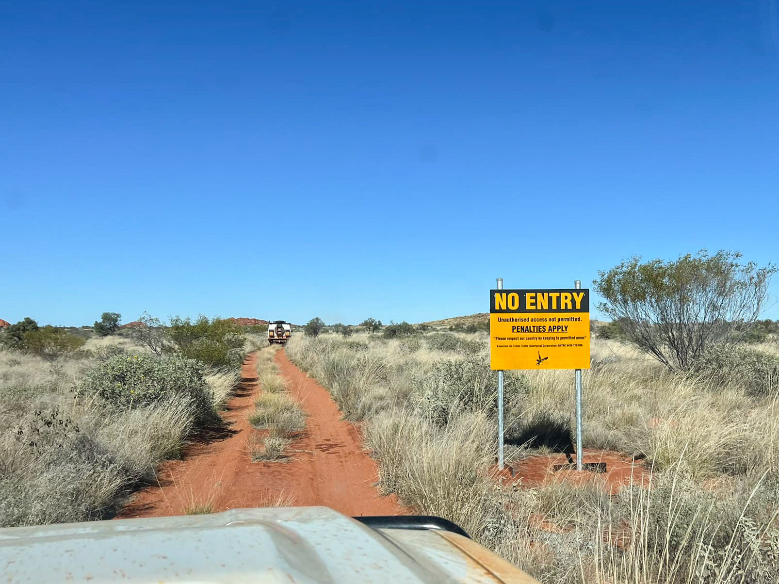 Going on to Kiwirrkurra Indigenous Restricted country