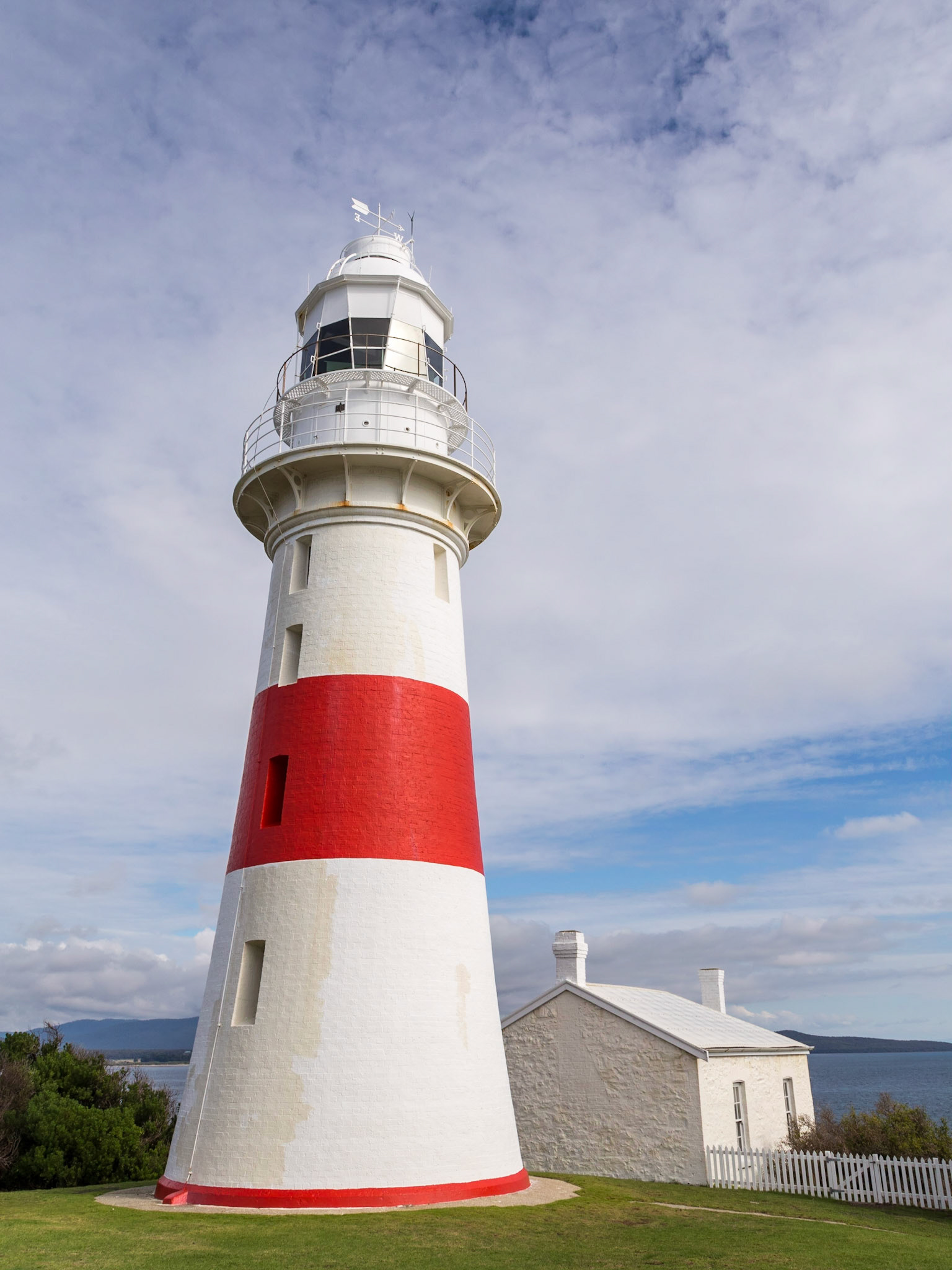 Low Head Lighthouse, at the mouth of the River Tamar