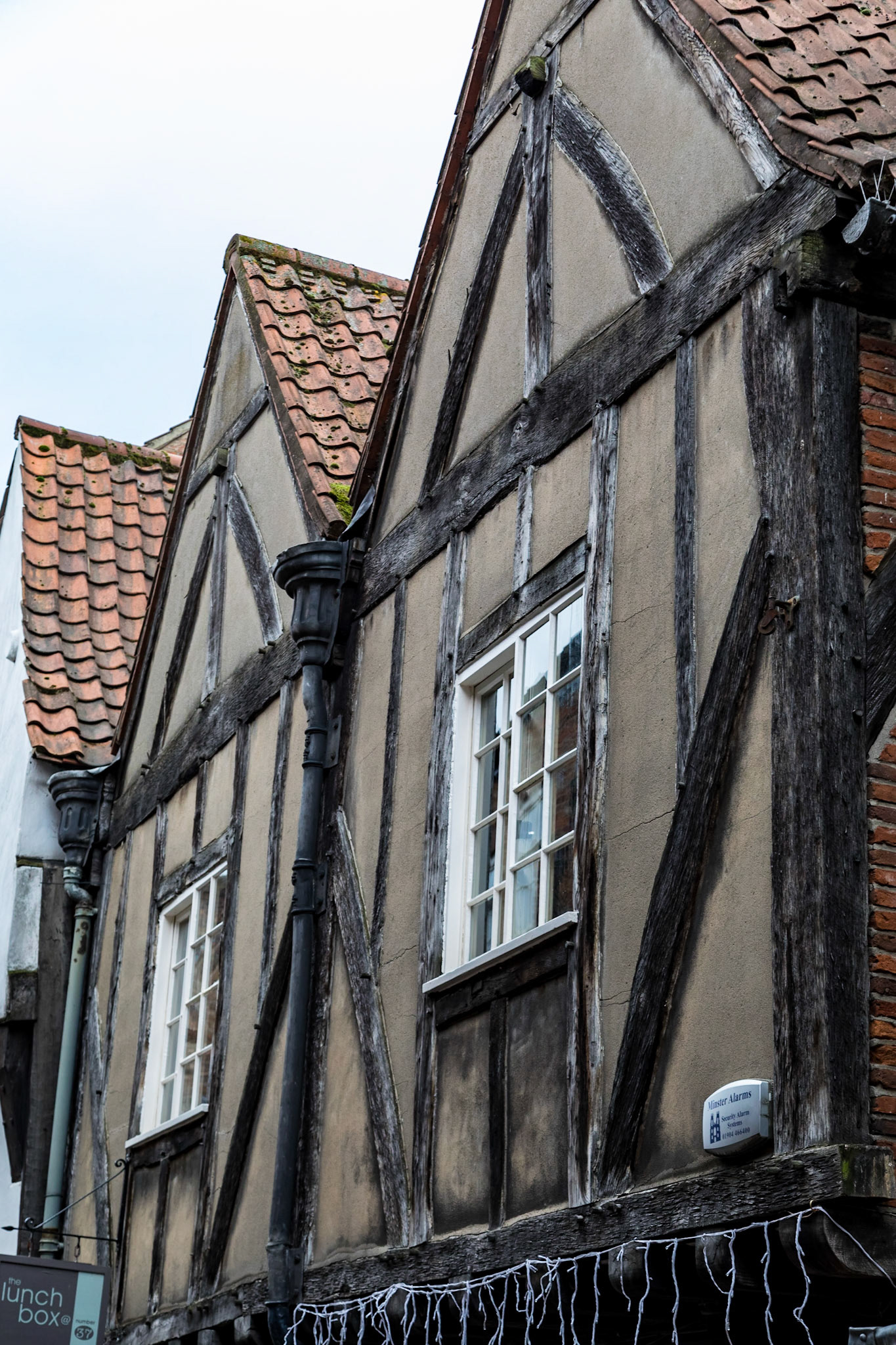Medieval buildings along The Shambles The Shambles