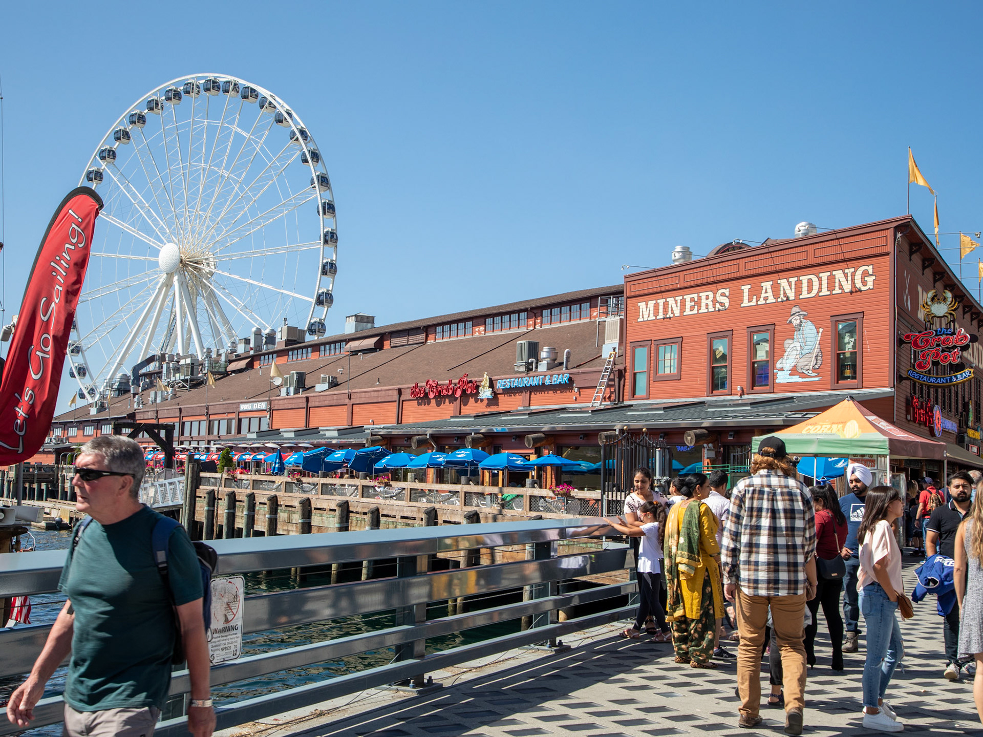 Along the Seattle waterfront
