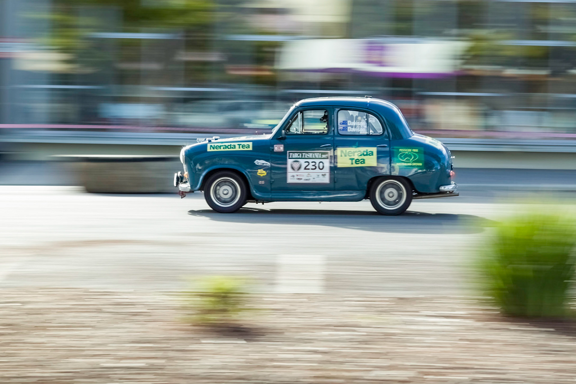 Targa Rally passing through George Town
