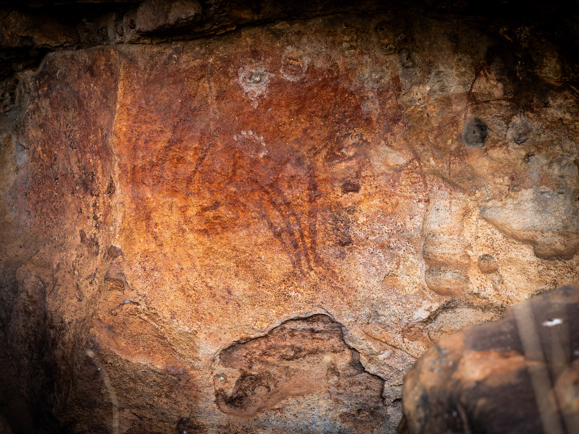 Red Lily Lookout; rock art
