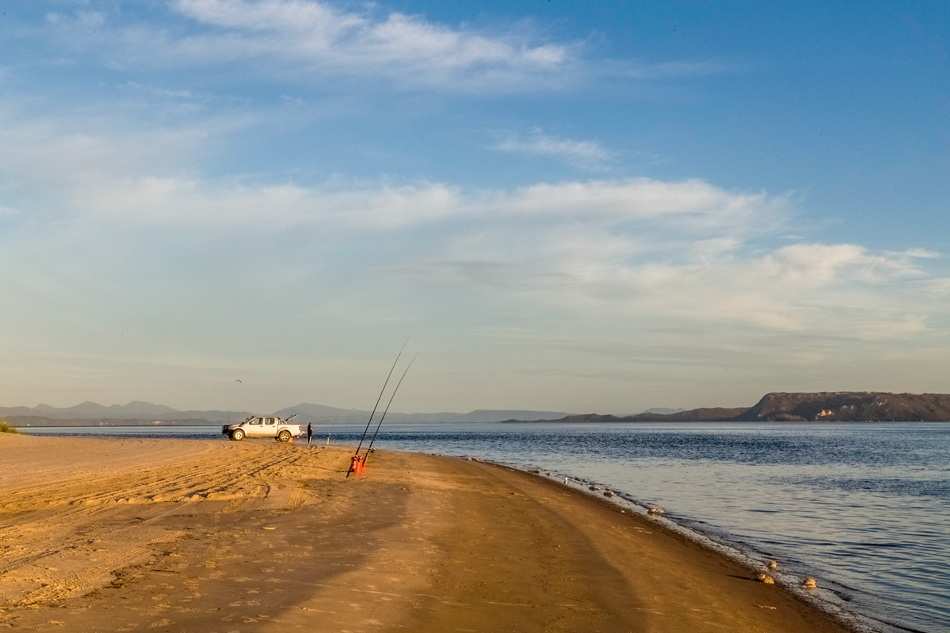 Beach Fishing; Macquarie Harbour.