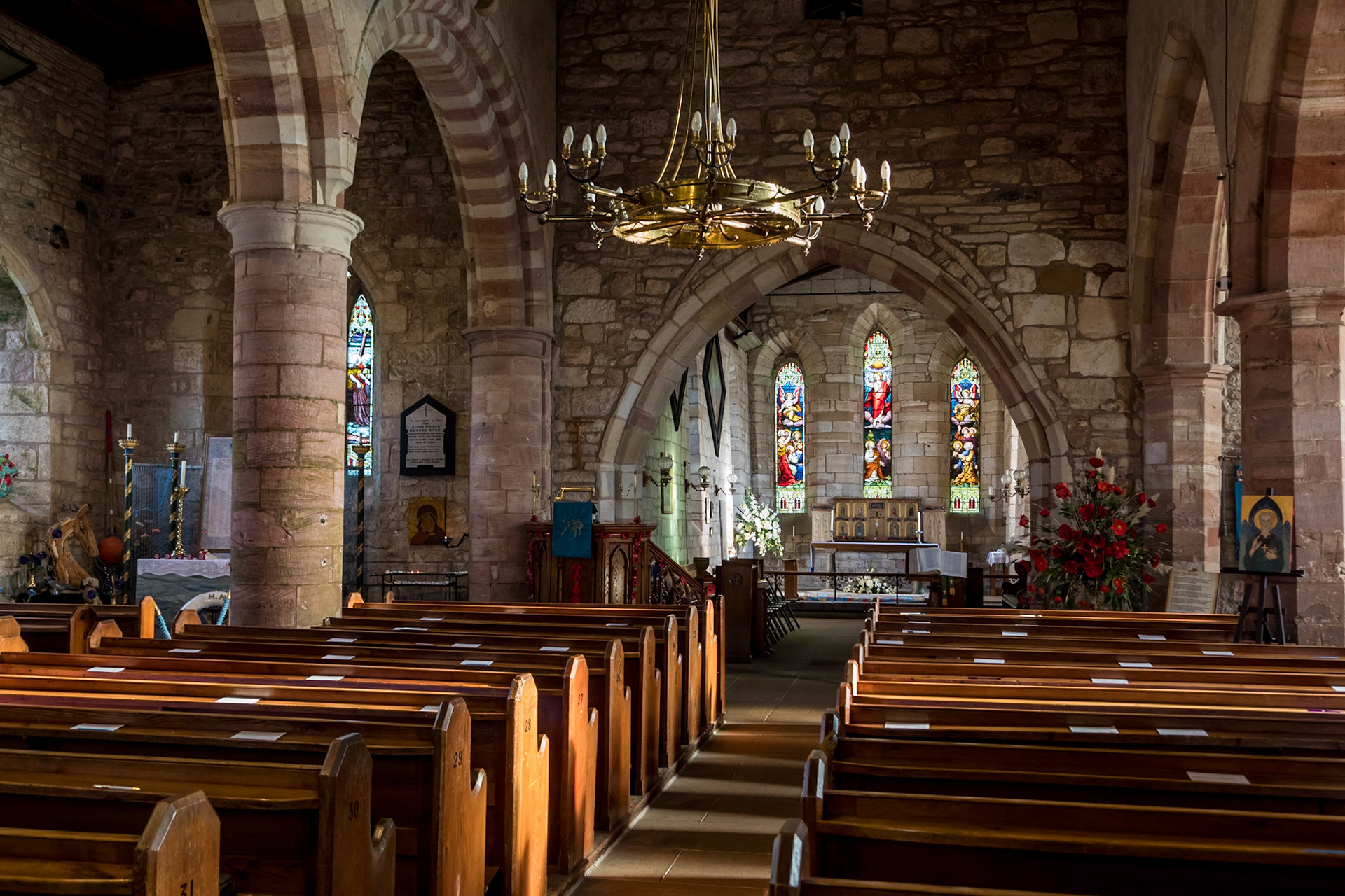 Parish Church of St Mary the Virgin. Holy Island.