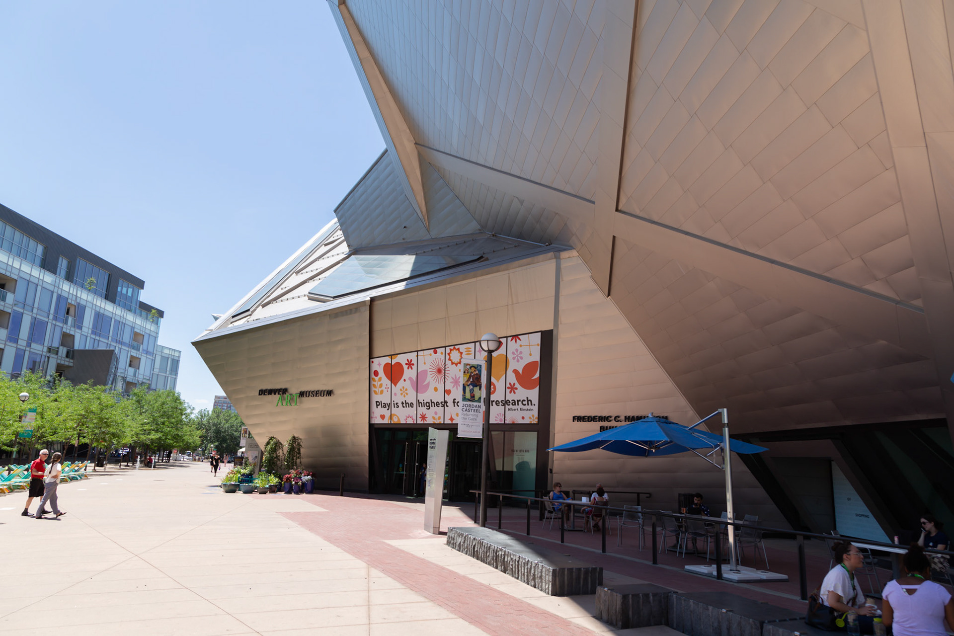 Entrance to the Denver Art Museum