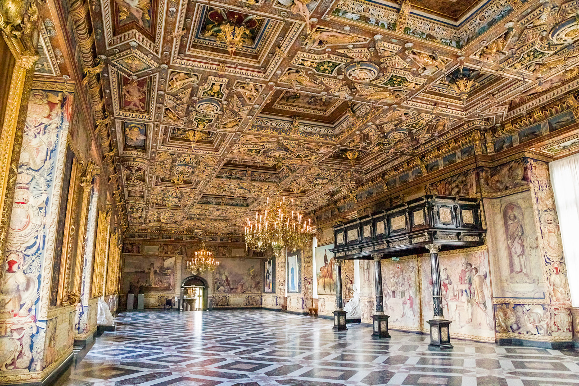 The Great Hall in Frederiksborg Palace