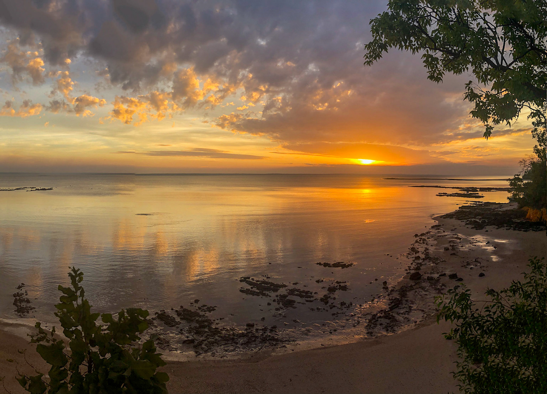 Sunset at the Cobourg Coastal Camp