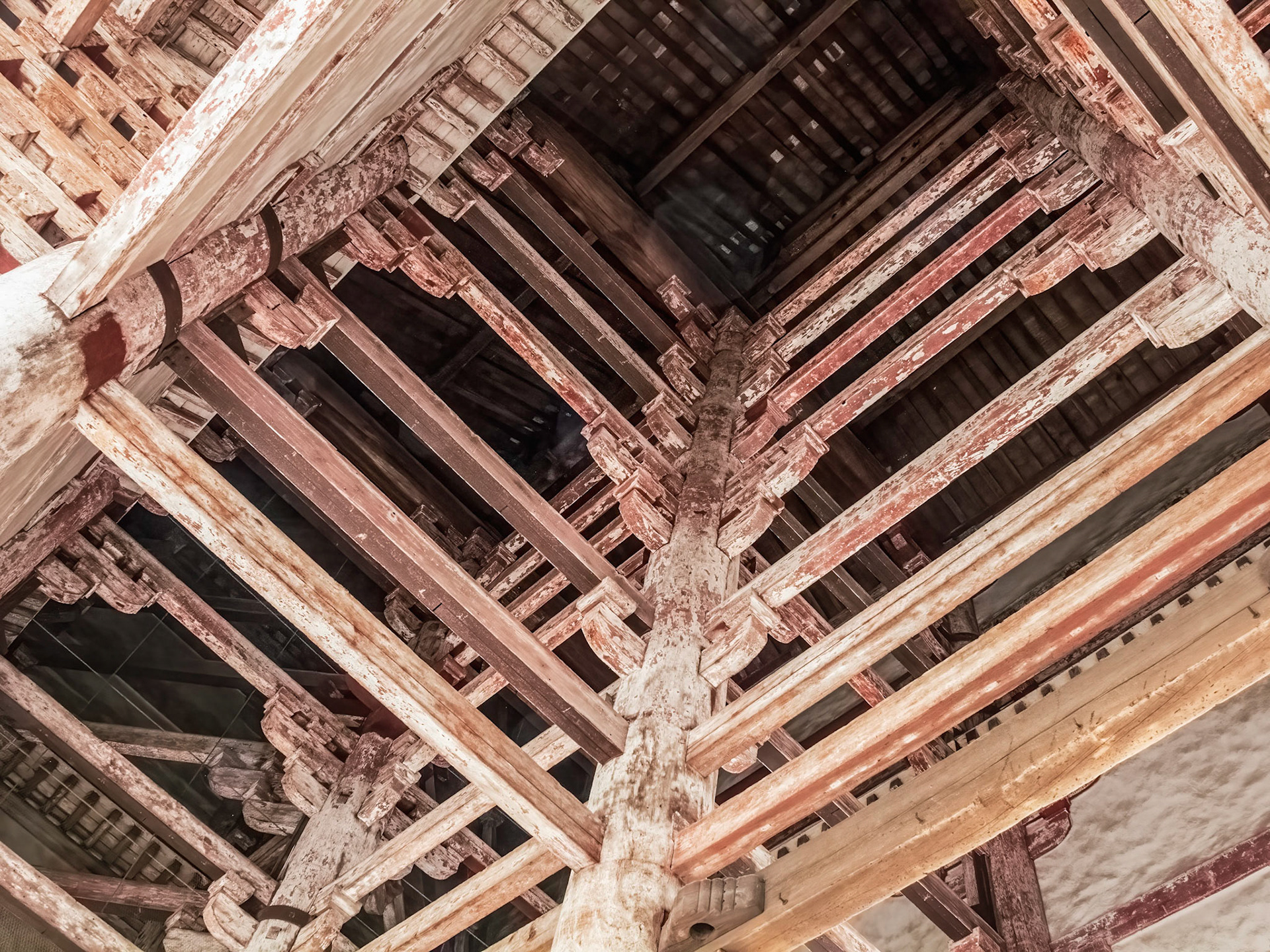 Details in the Great South Gate, Todai-ji Temple