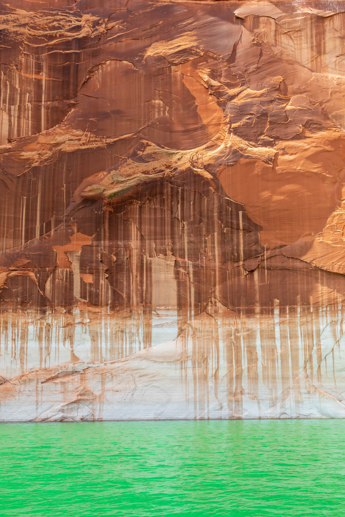 Sandstone geologic formations In Navajo Canyon