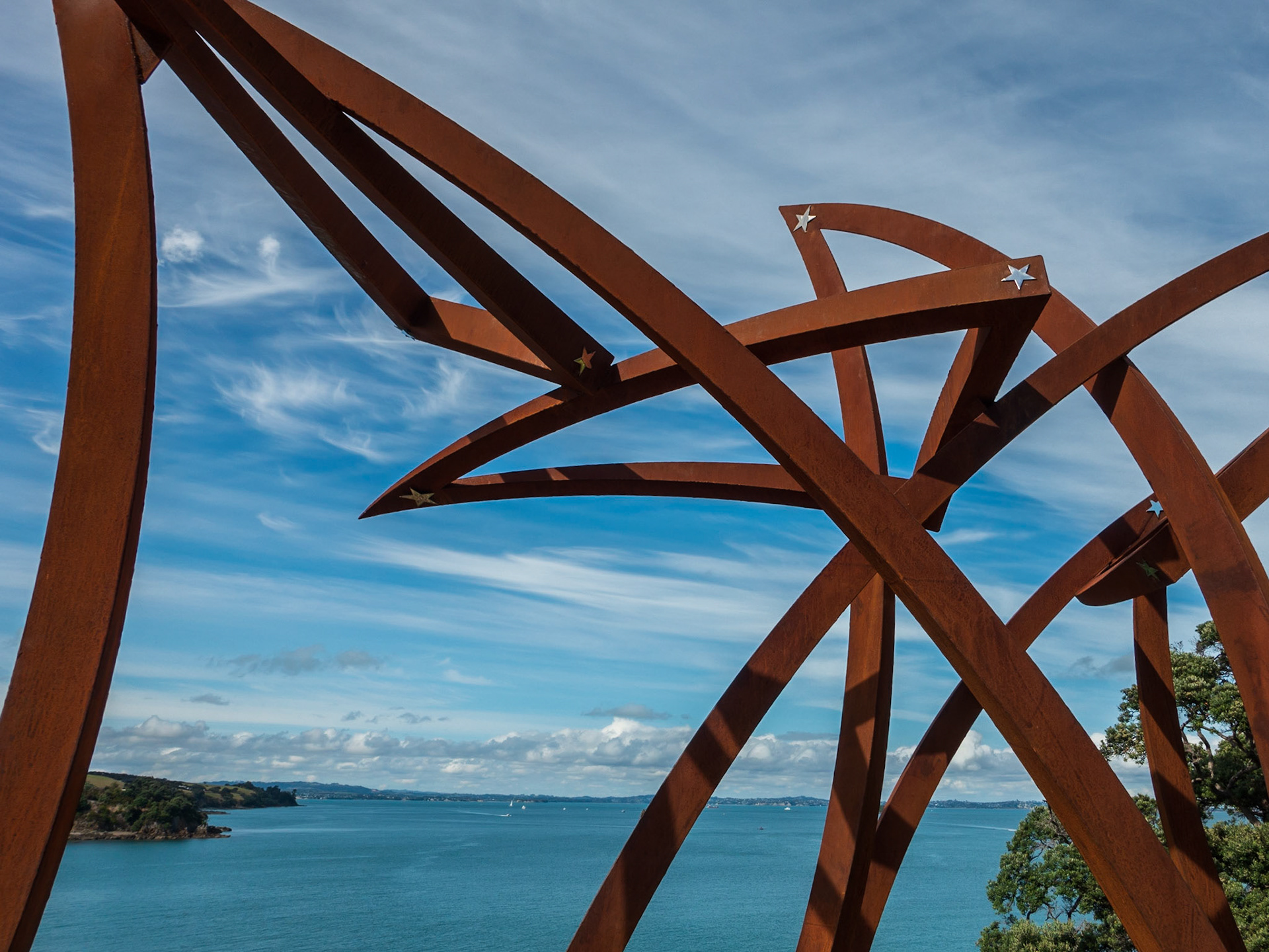 On Waiheke Island; 'Sculpture on the Gulf'