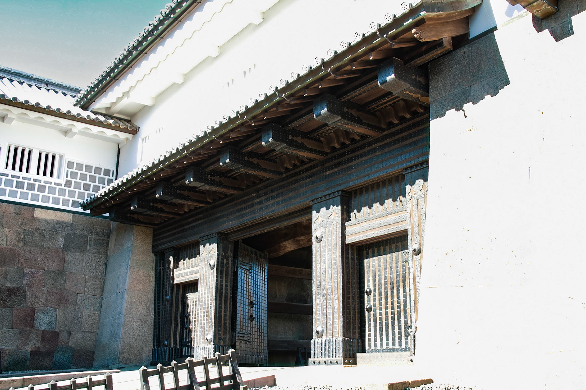 Ishikawamon Gate. Kanazawa Castle