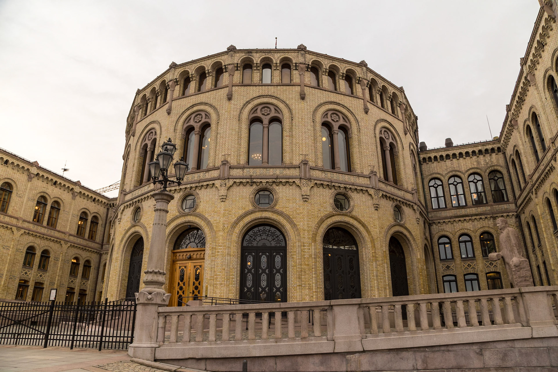 Stortinget; Norway's Parliament building. This building in the centre of Oslo has housed the parliament since 1866.