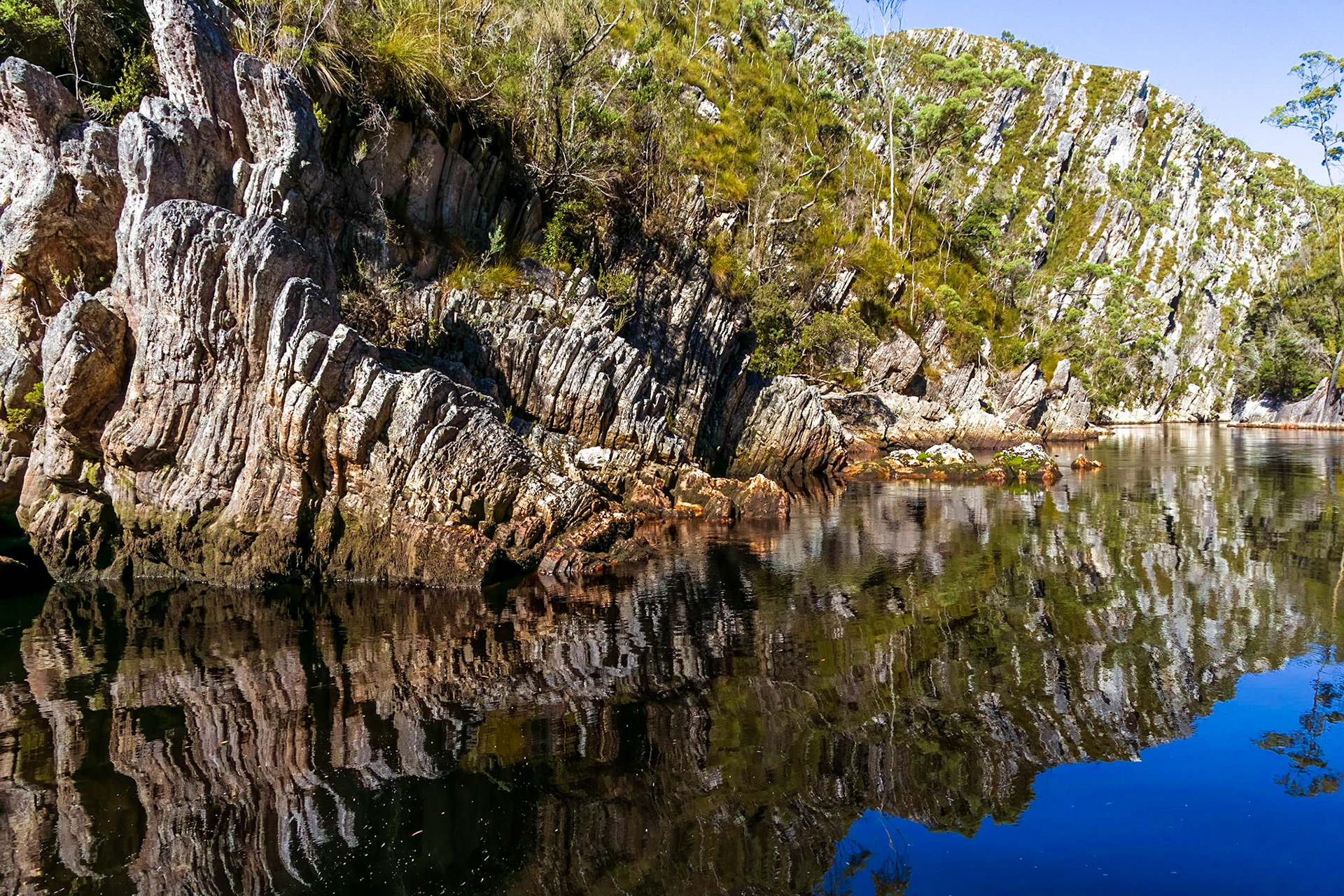 In the Davey River Gorge.