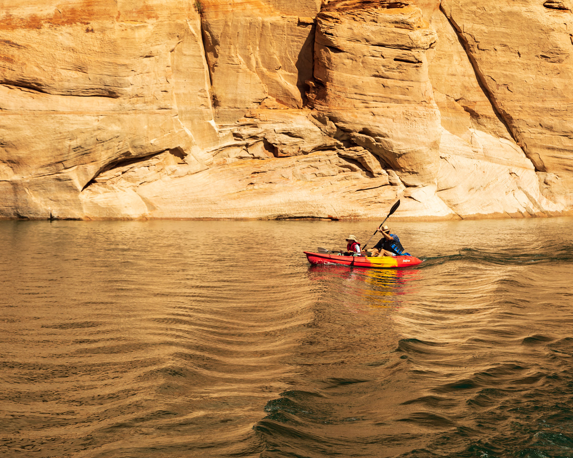 In Antelope Canyon, AZ
