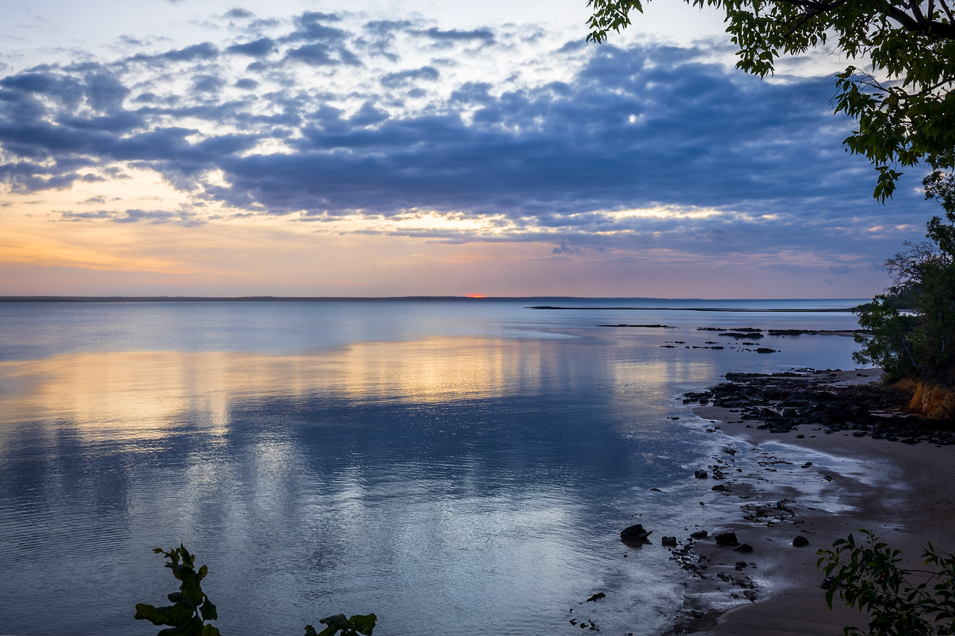 Sunset at Cobourg Coastal Camp