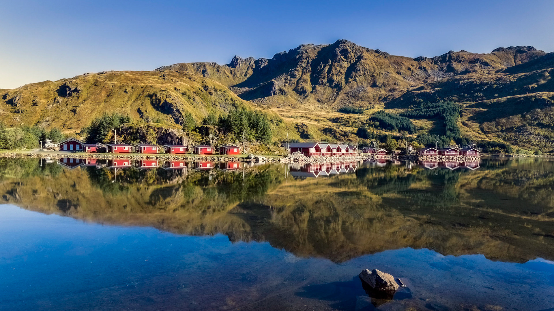 Rolvsfjord, Vestvågøy. 12:10 pm.