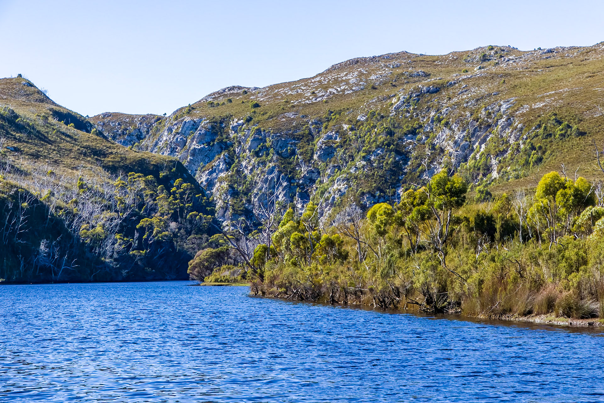 Coming up to the Davey River Gorge