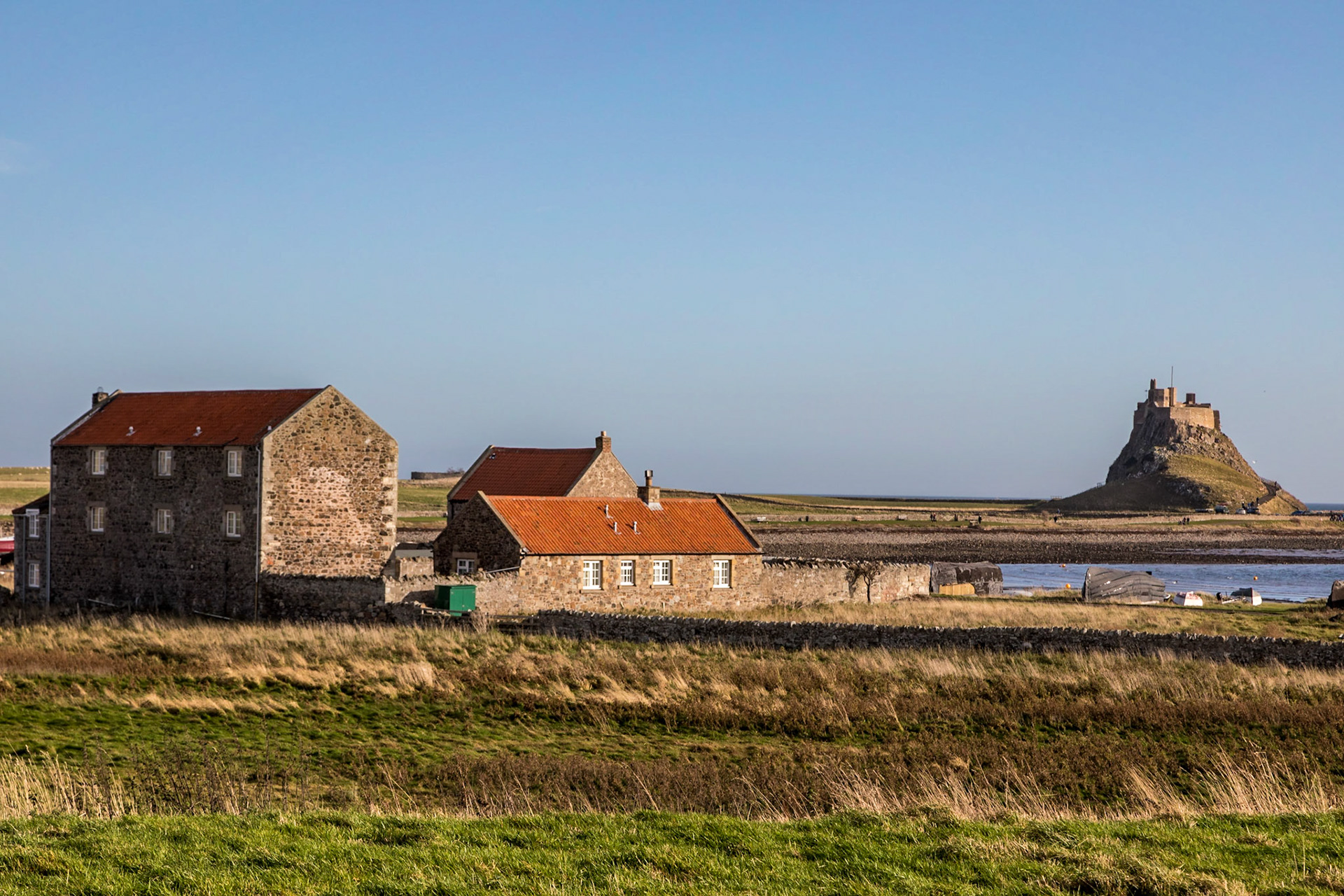 A view to Lindisfarne Castle, Holy Island