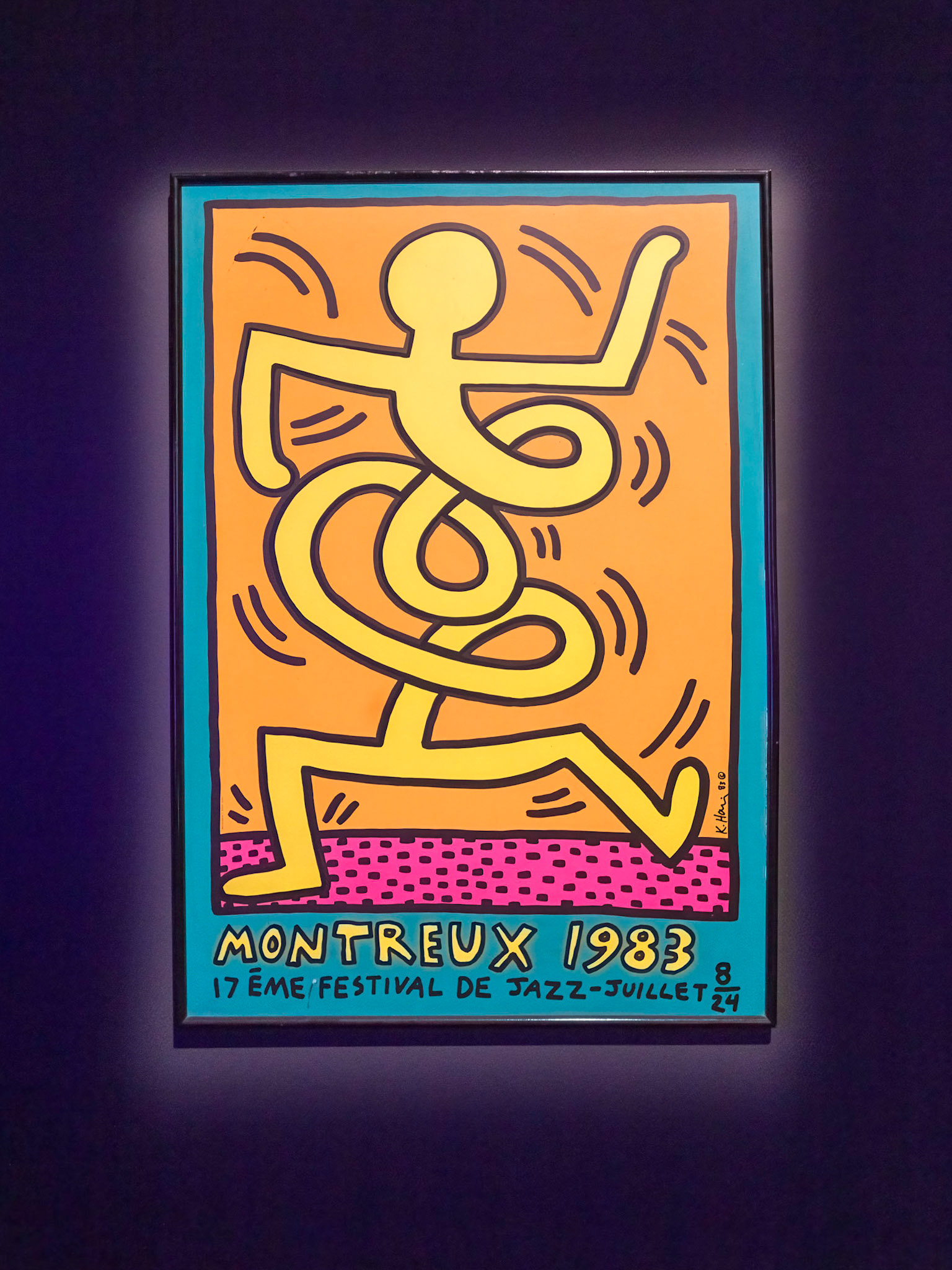 Montreux Jazz Festival Poster (Keith Haring)