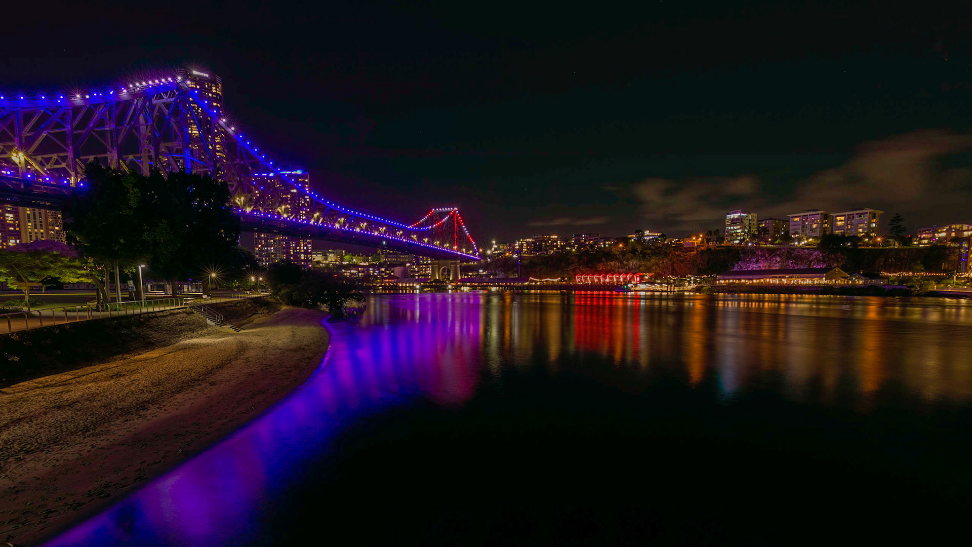 View from the south east, looking across to Howard Smith Wharves precinct.