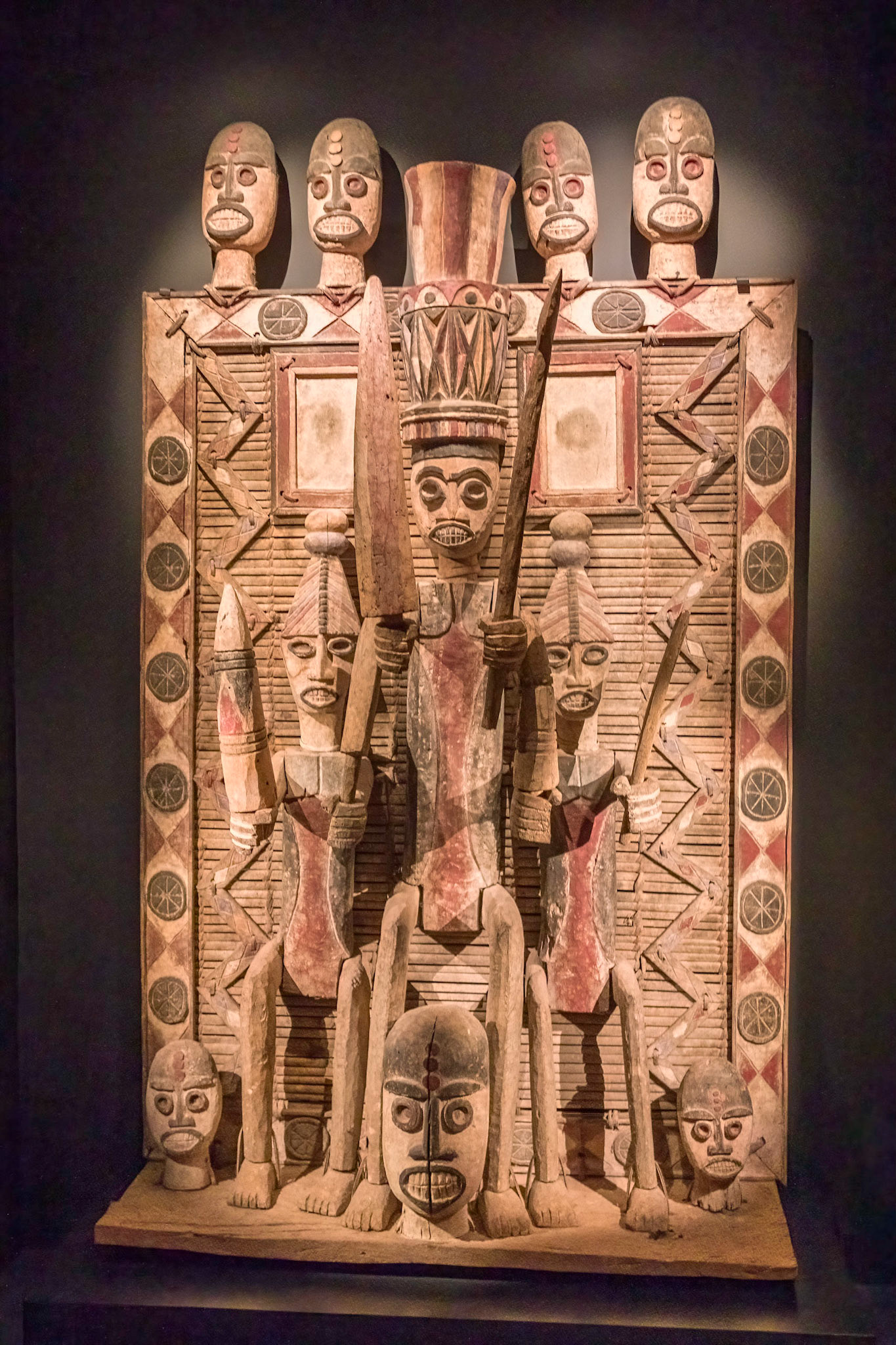 Shrine Panel, Nigeria, mid-20th century
