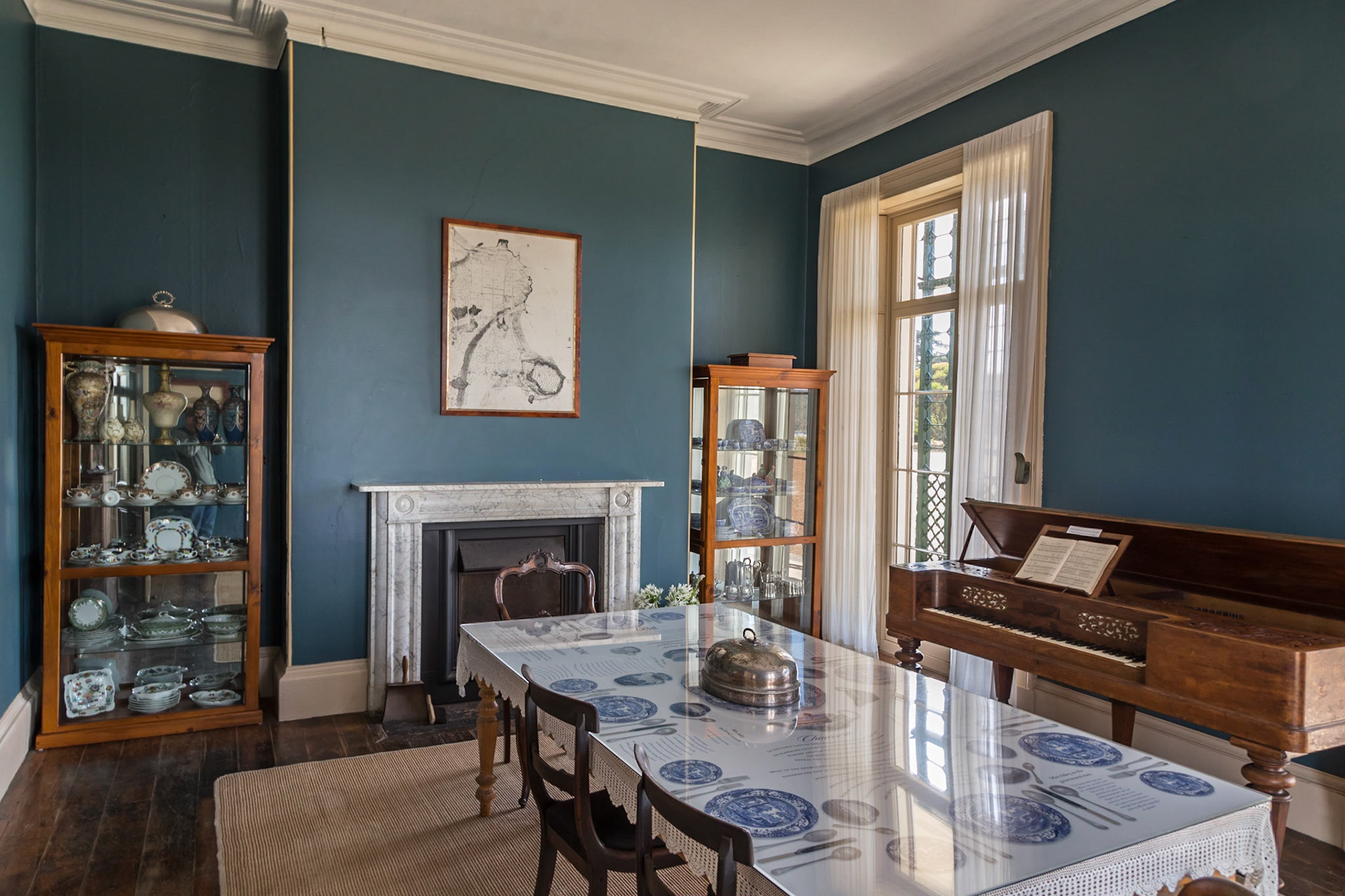 Dining Room. Highfield Historic Site. Originally established by the Van Diemen's Land Company.