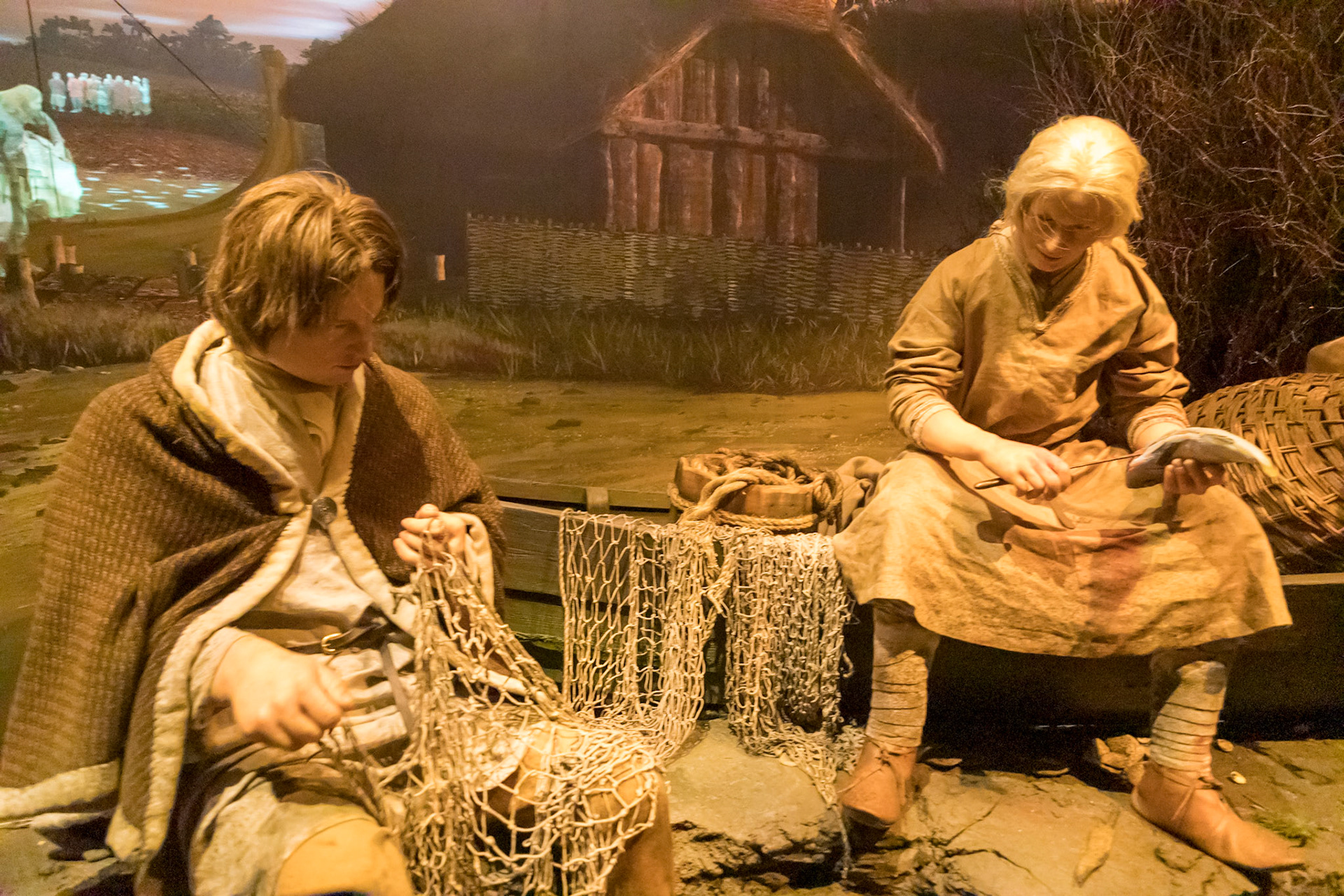 in the Jorvik Viking Centre