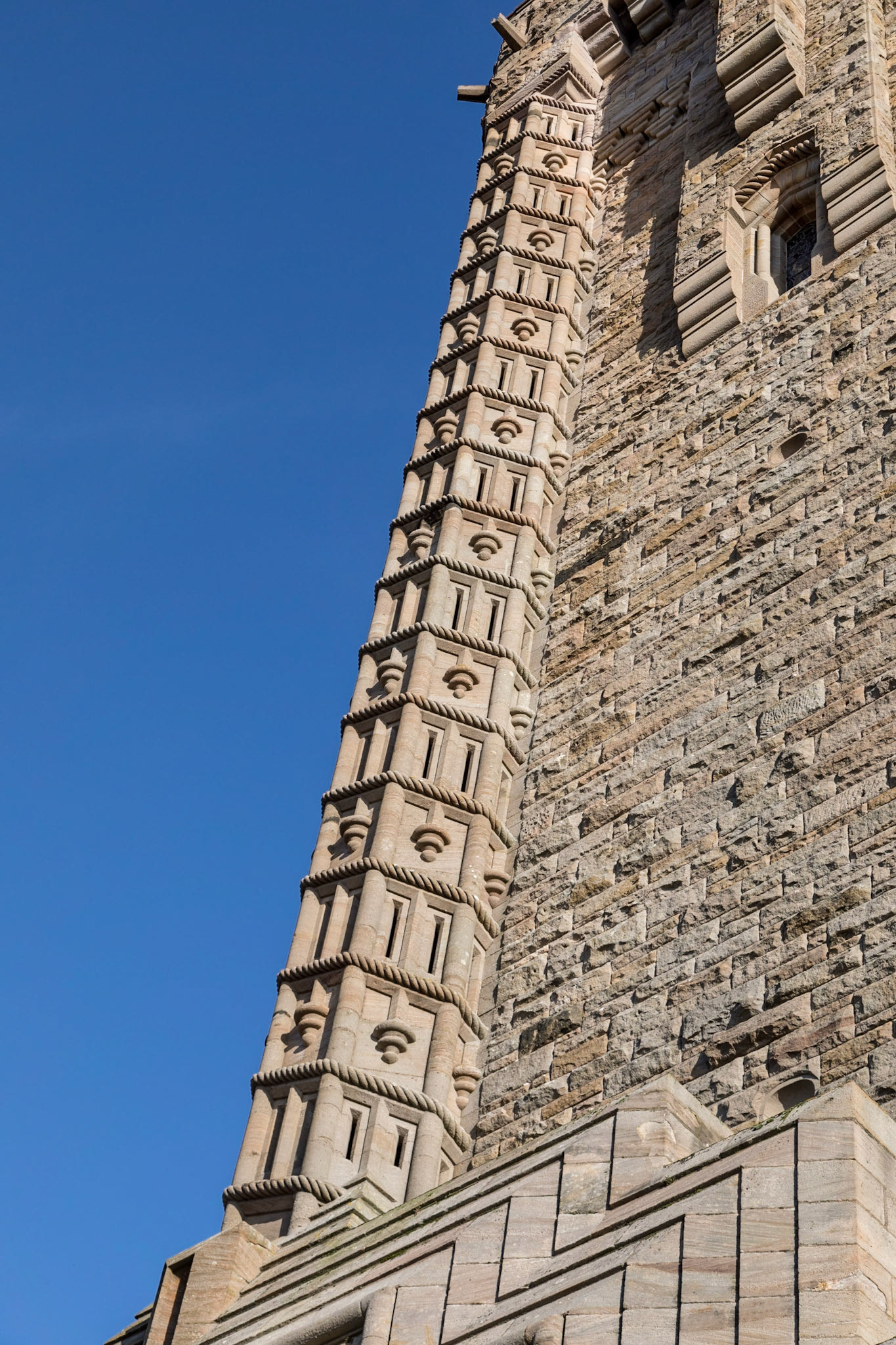 The National Wallace Monument, External detail.