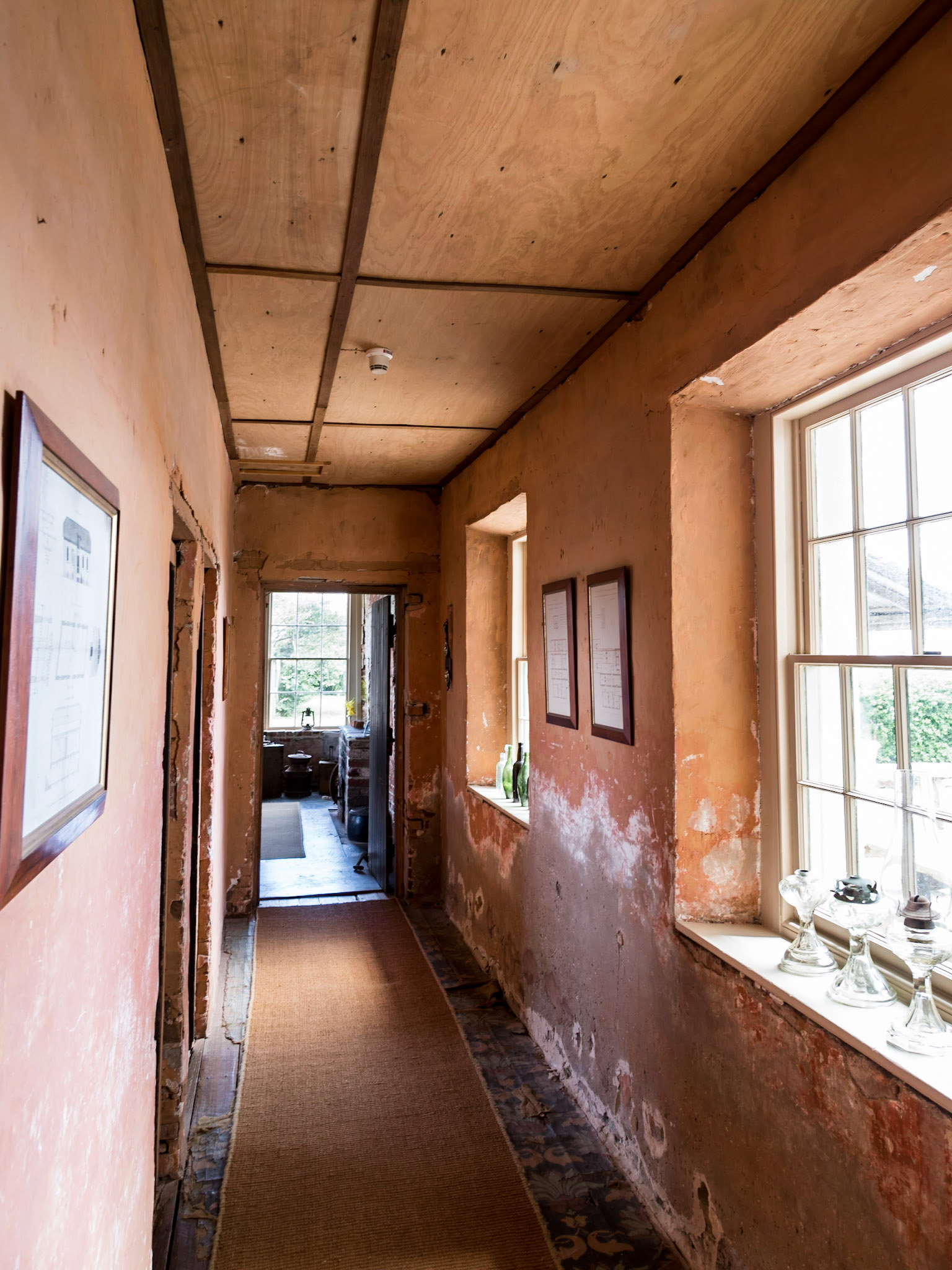 Hallway from the Kitchen. Highfield Historic Site.