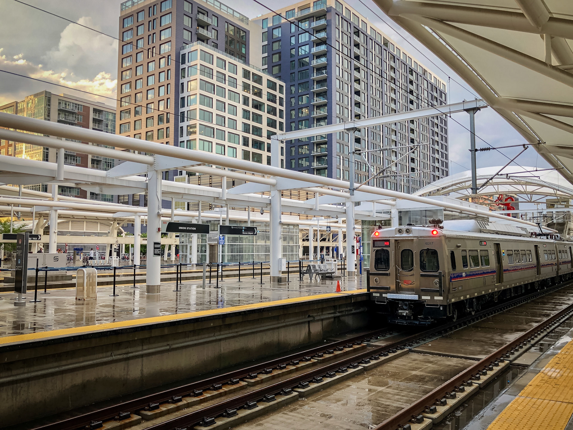 Denver Union Station - airport train