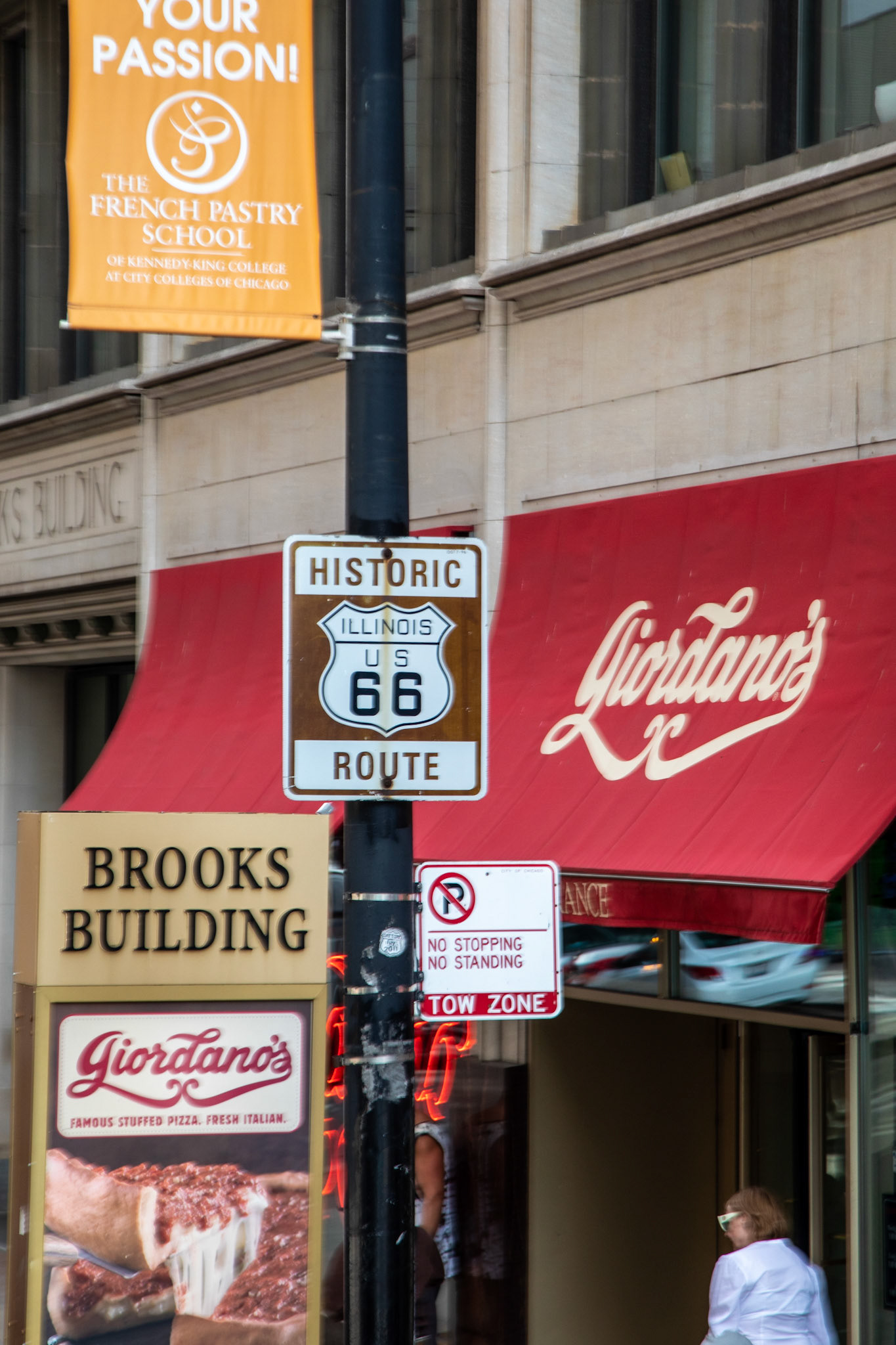 Franklin Steet: at the staart of the famous Route 66